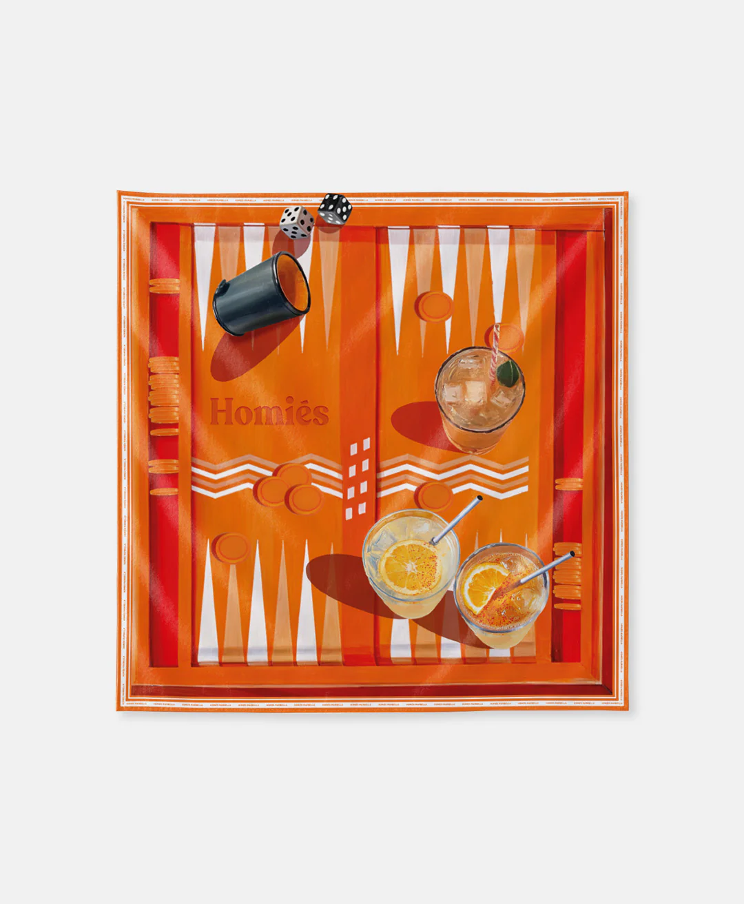 BACKGAMMON SCARF