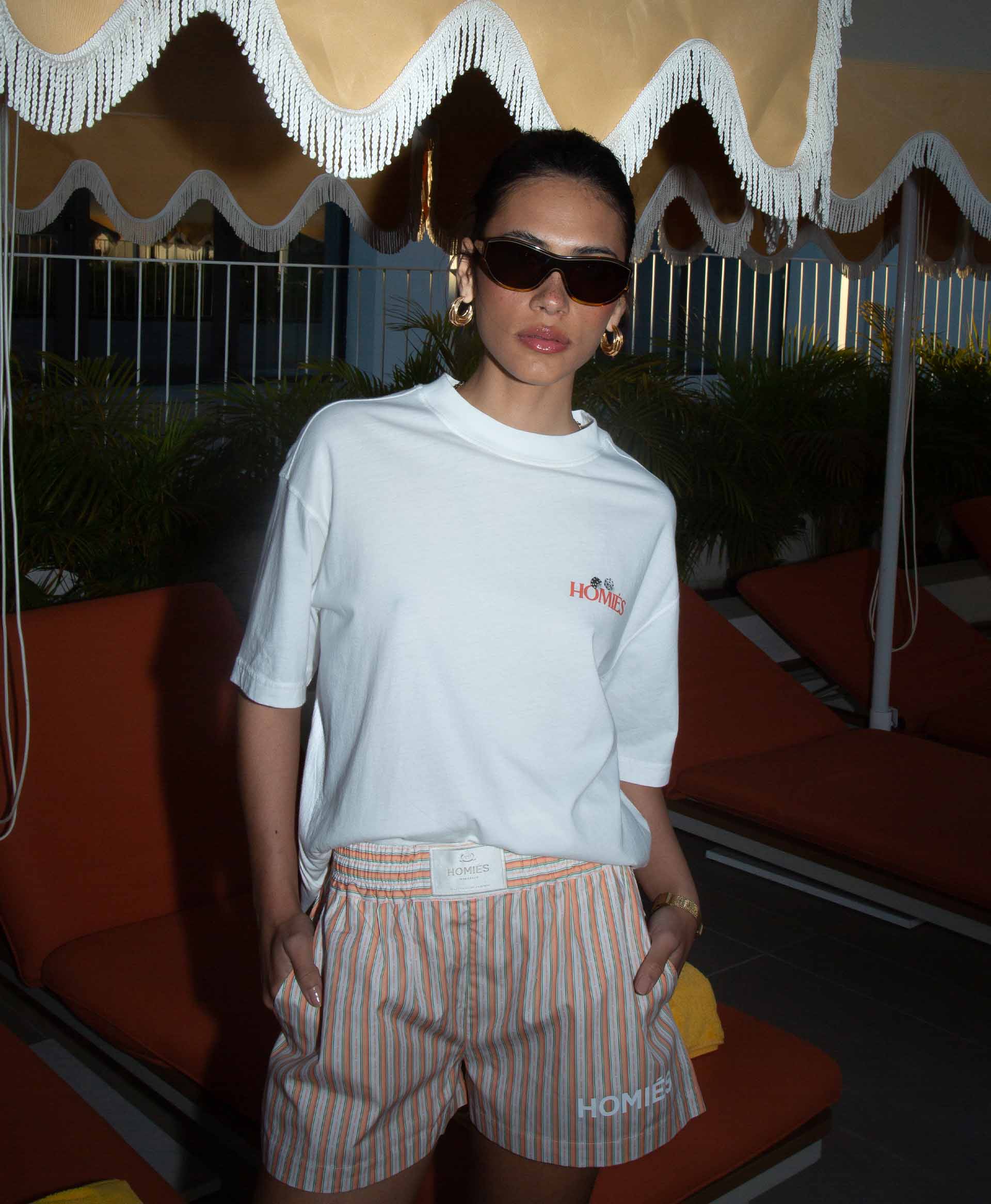 BACKGAMMON T-SHIRT VINTAGE WHITE - Image 3
