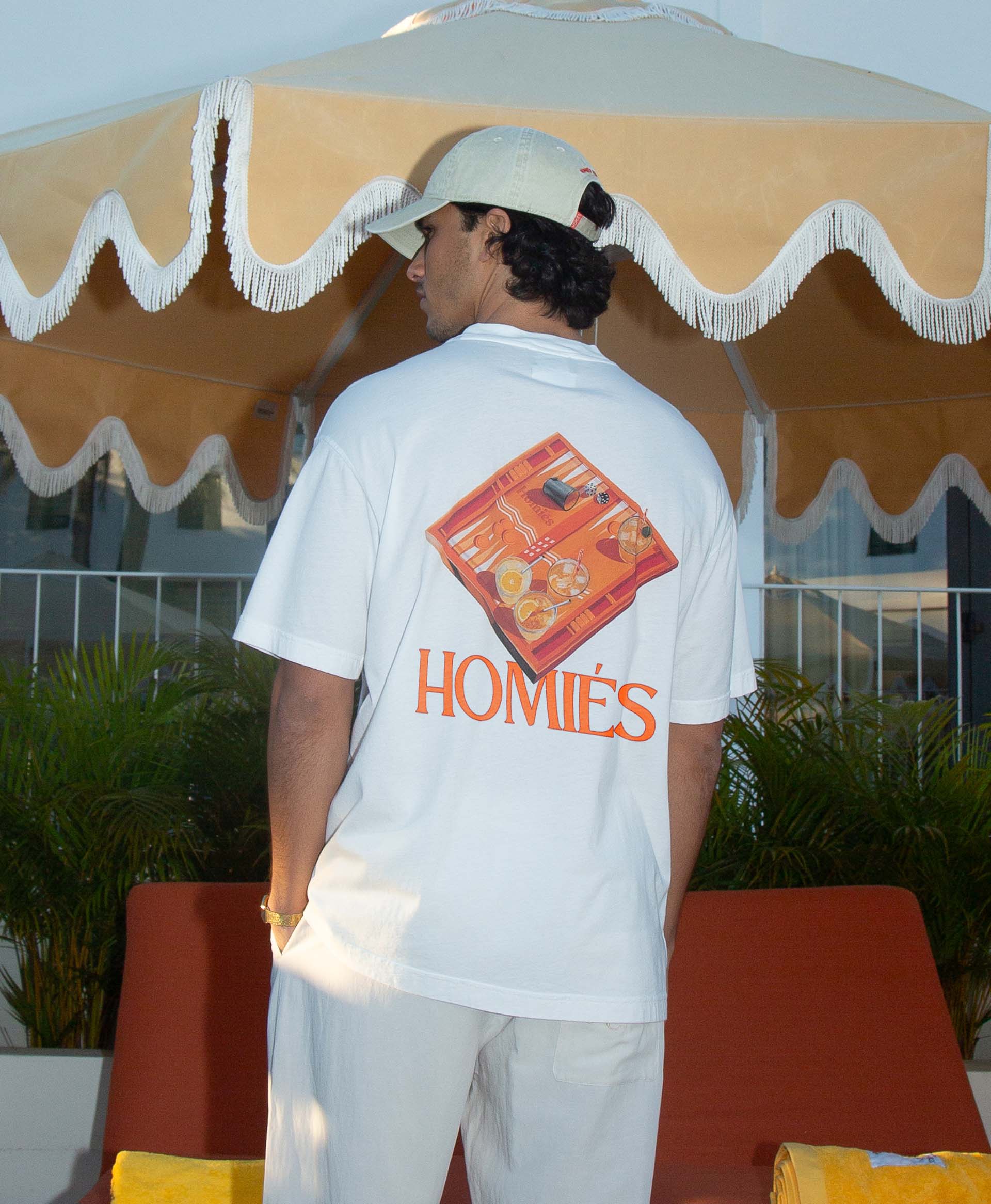 BACKGAMMON T-SHIRT VINTAGE WHITE - Image 4