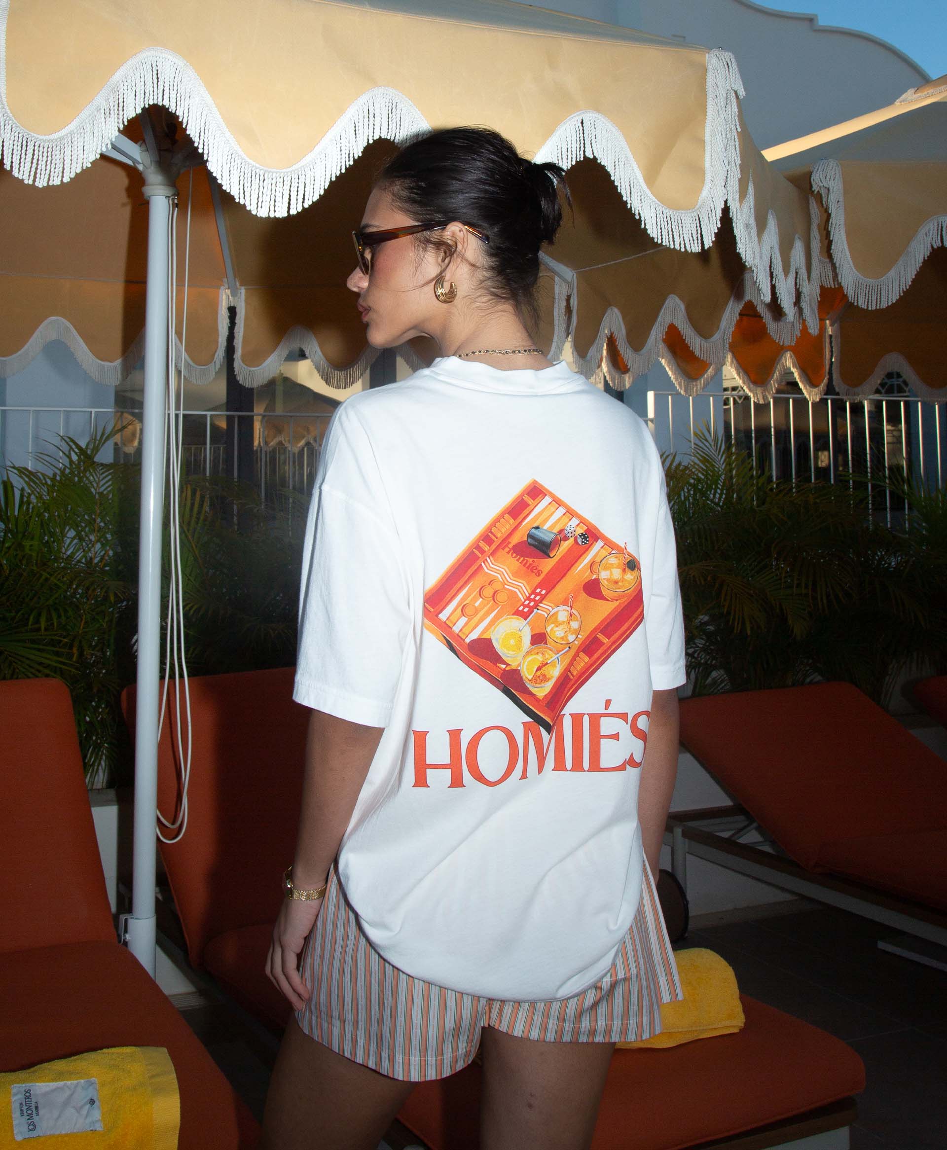 BACKGAMMON T-SHIRT VINTAGE WHITE - Image 5
