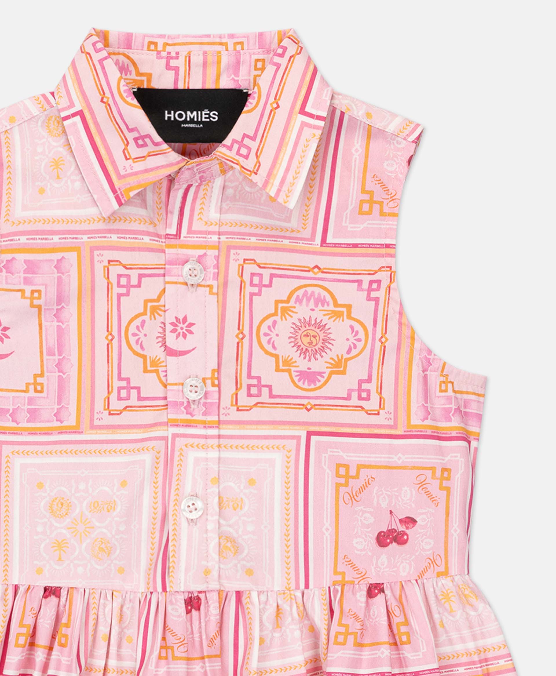 BANDANA DRESS PINK GIRLS - Image 3