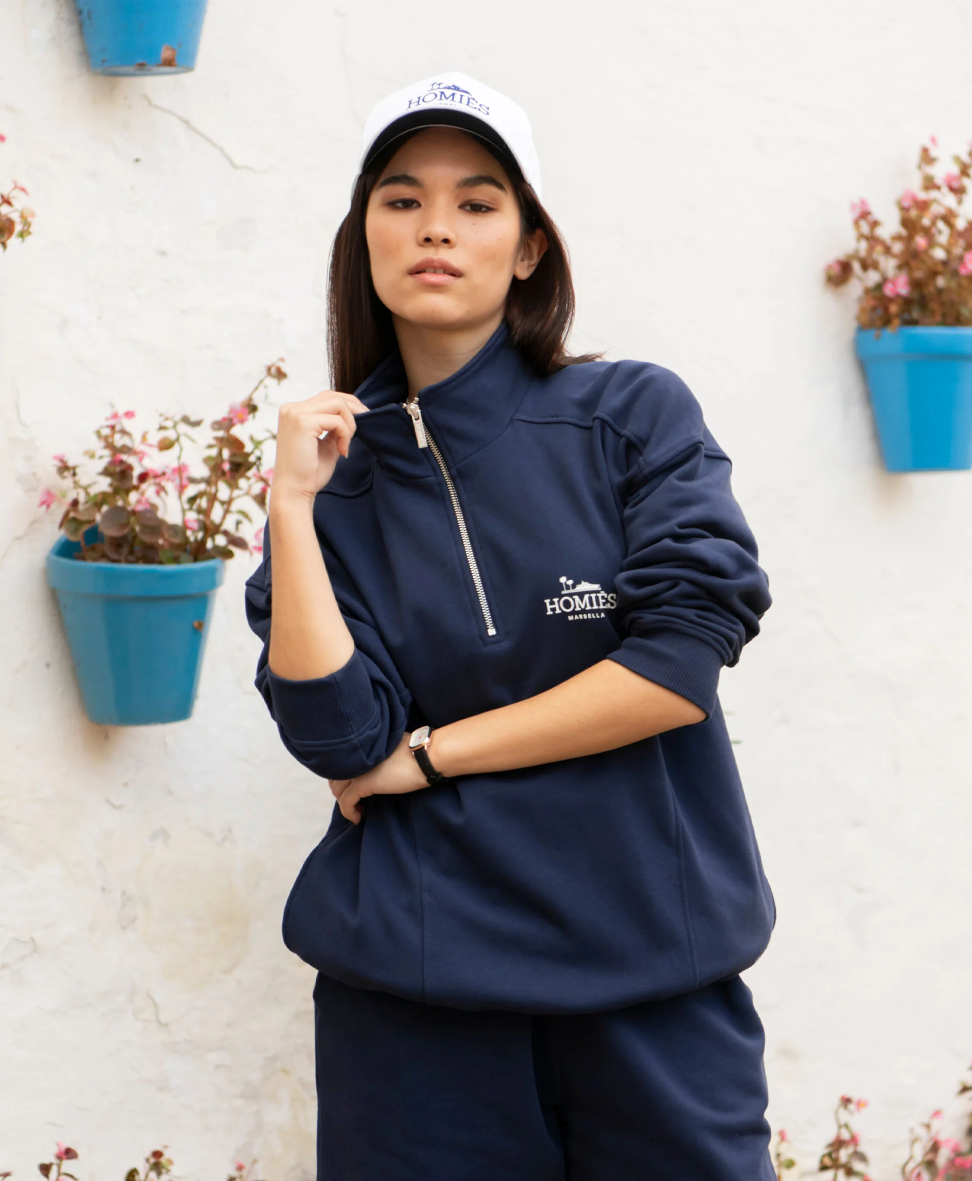 CLASSIC CAP WHITE NAVY - Image 3