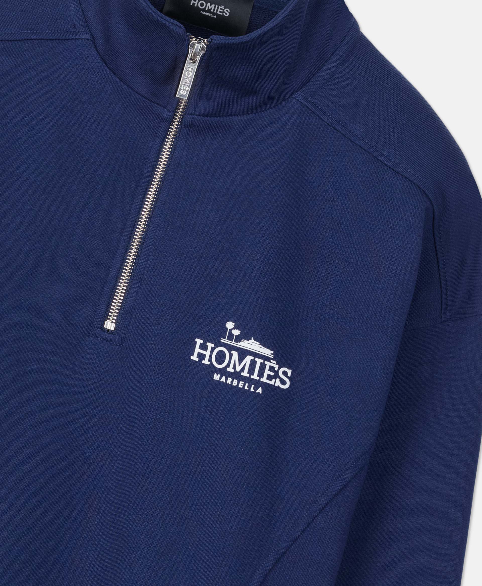 CLASSIC HALF ZIPPER DARK NAVY - Image 4
