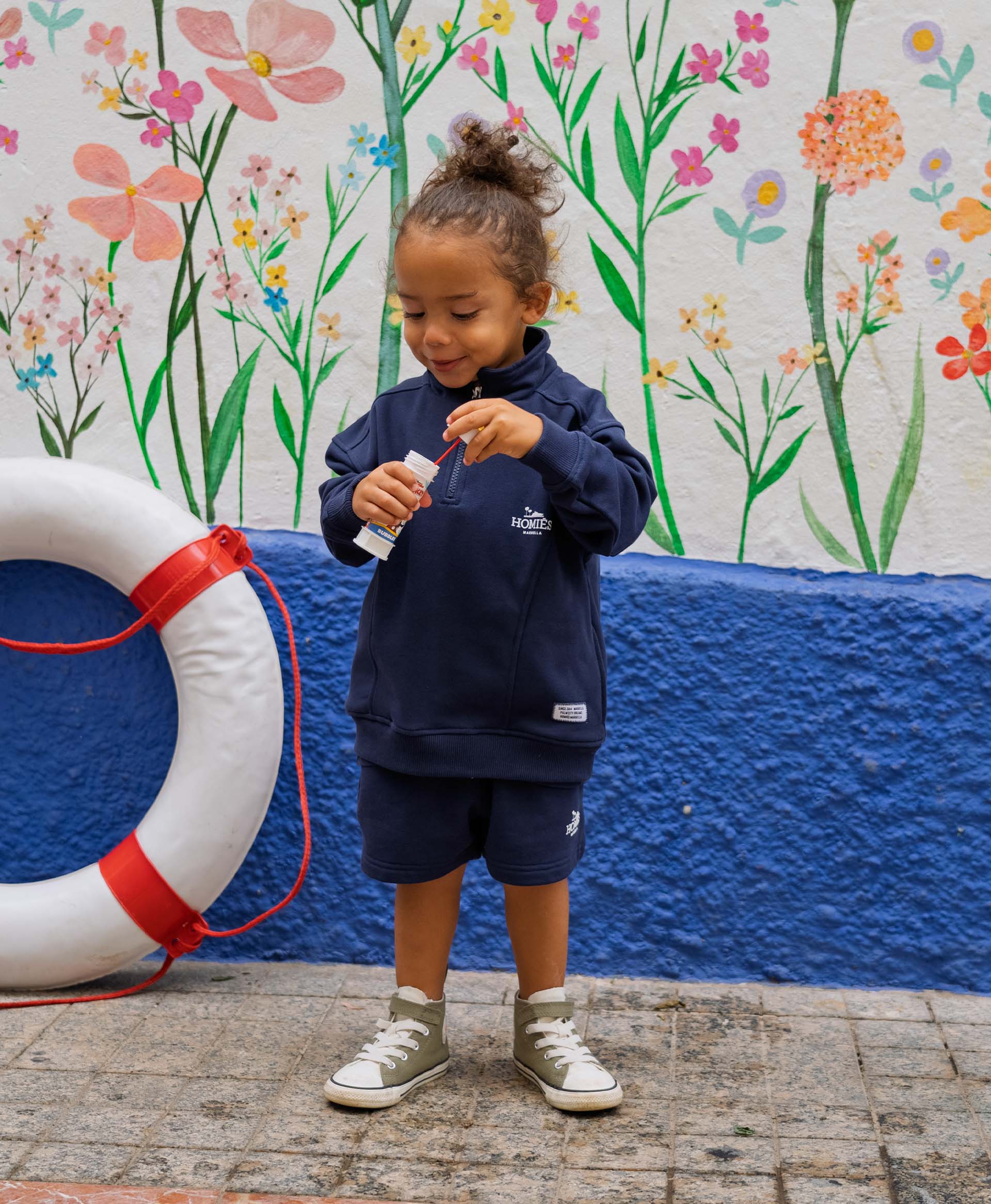 CLASSIC KIDS HALF ZIPPER DARK NAVY - Image 2