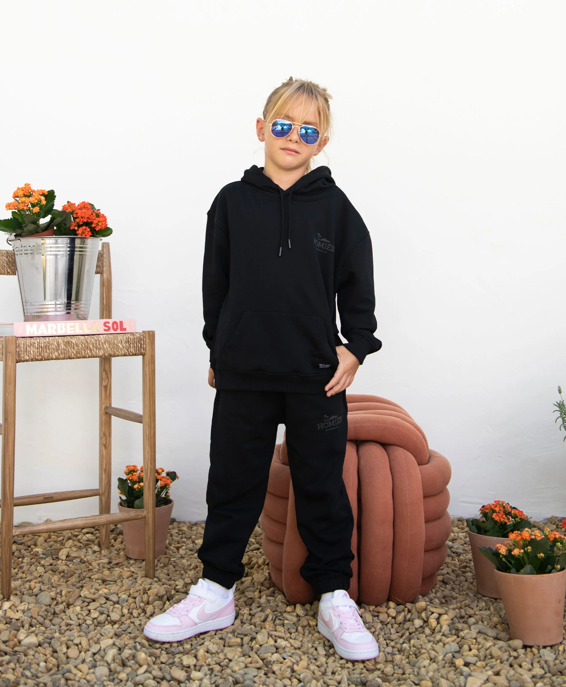 CLASSIC KIDS HOODIE RUBBER BLACK - Image 3