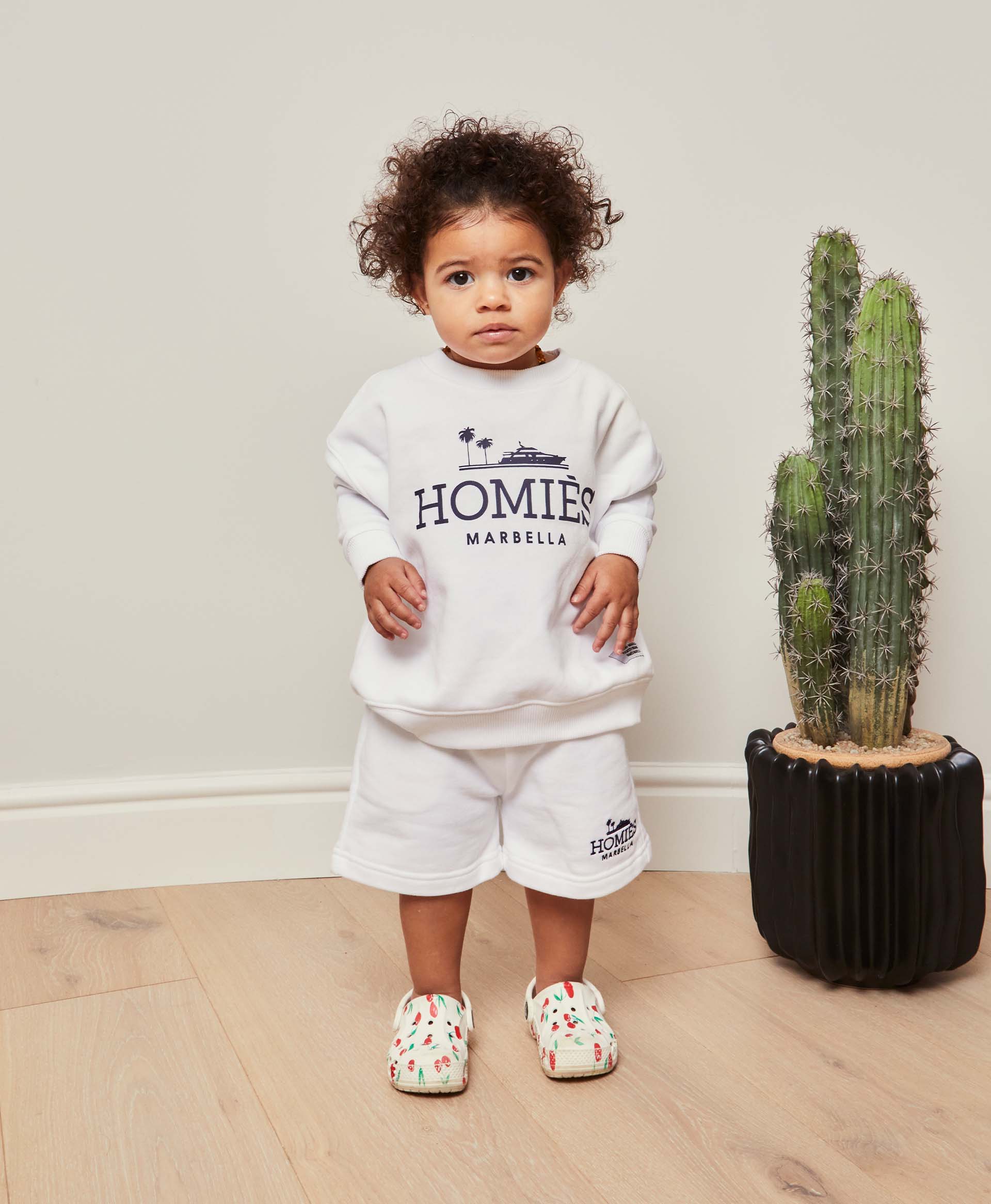 CLASSIC KIDS SWEATSHIRT WHITE - Image 2