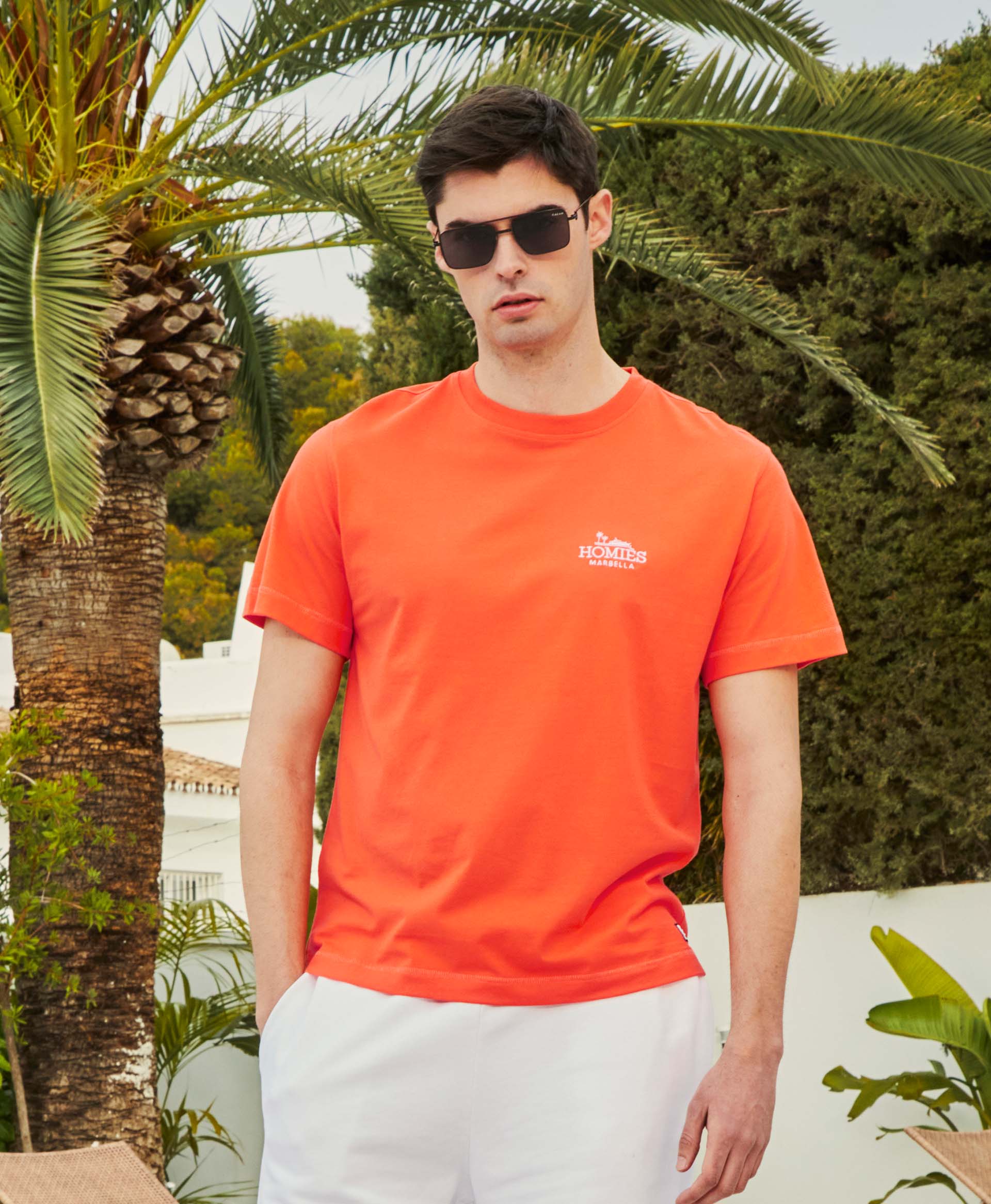 CLASSIC T-SHIRT EMBROIDERY RED/WHITE - Image 2