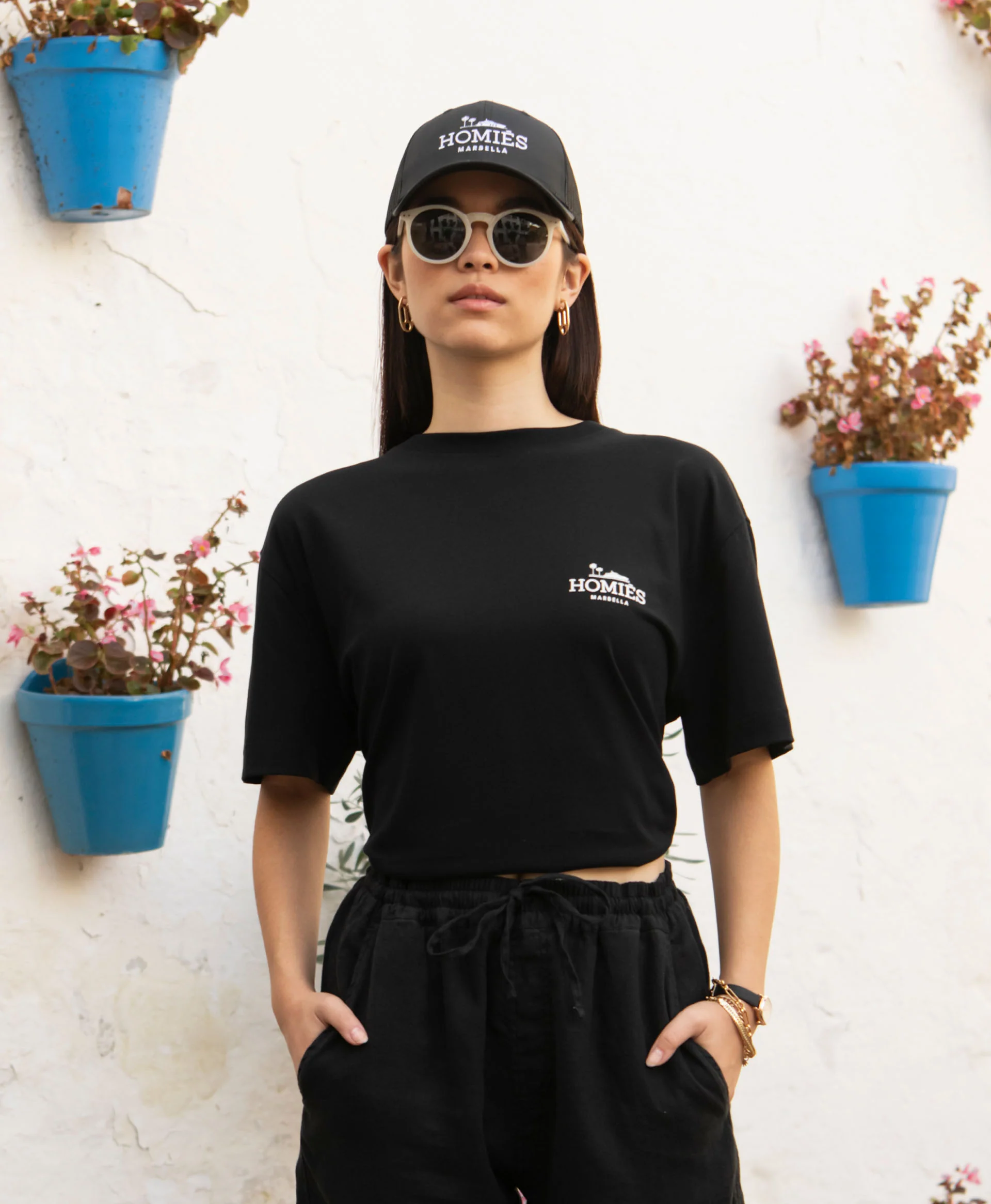 CLASSIC T-SHIRT RUBBER BLACK SMALL LOGO - Image 3
