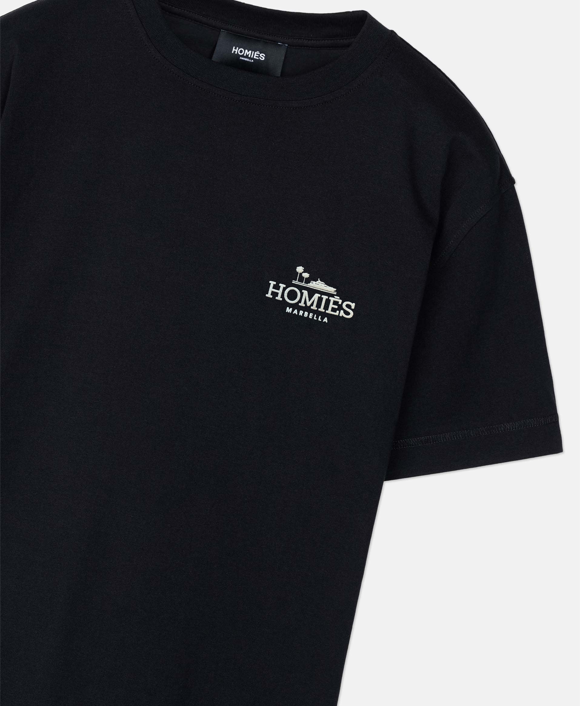 CLASSIC T-SHIRT RUBBER BLACK SMALL LOGO - Image 4
