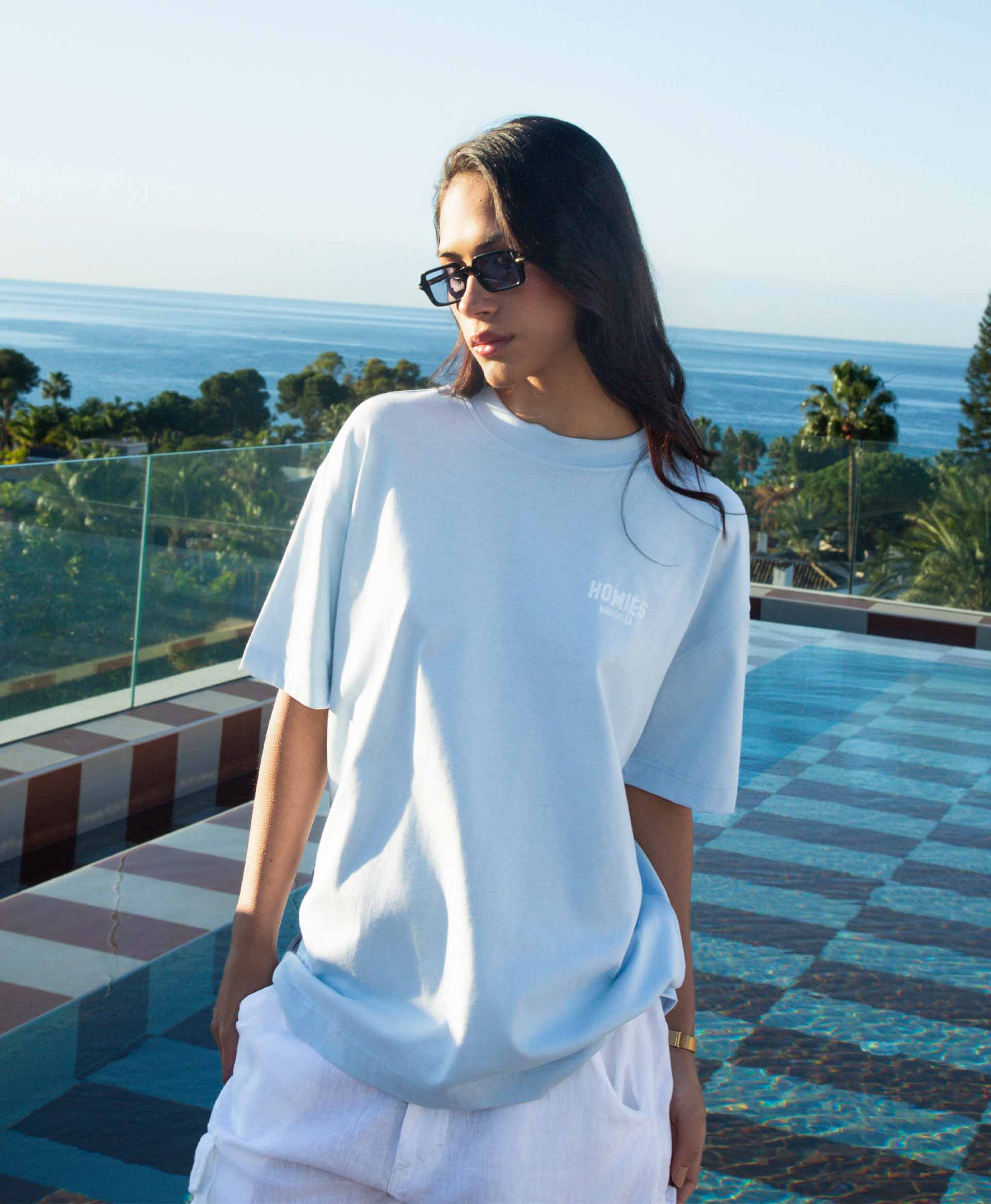 EURO SUMMER T-SHIRT VINTAGE BLUE - Image 3