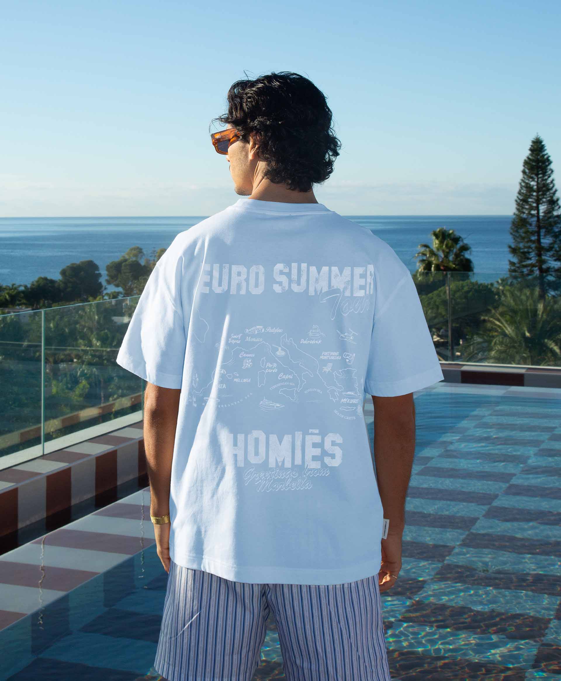 EURO SUMMER T-SHIRT VINTAGE BLUE - Image 4