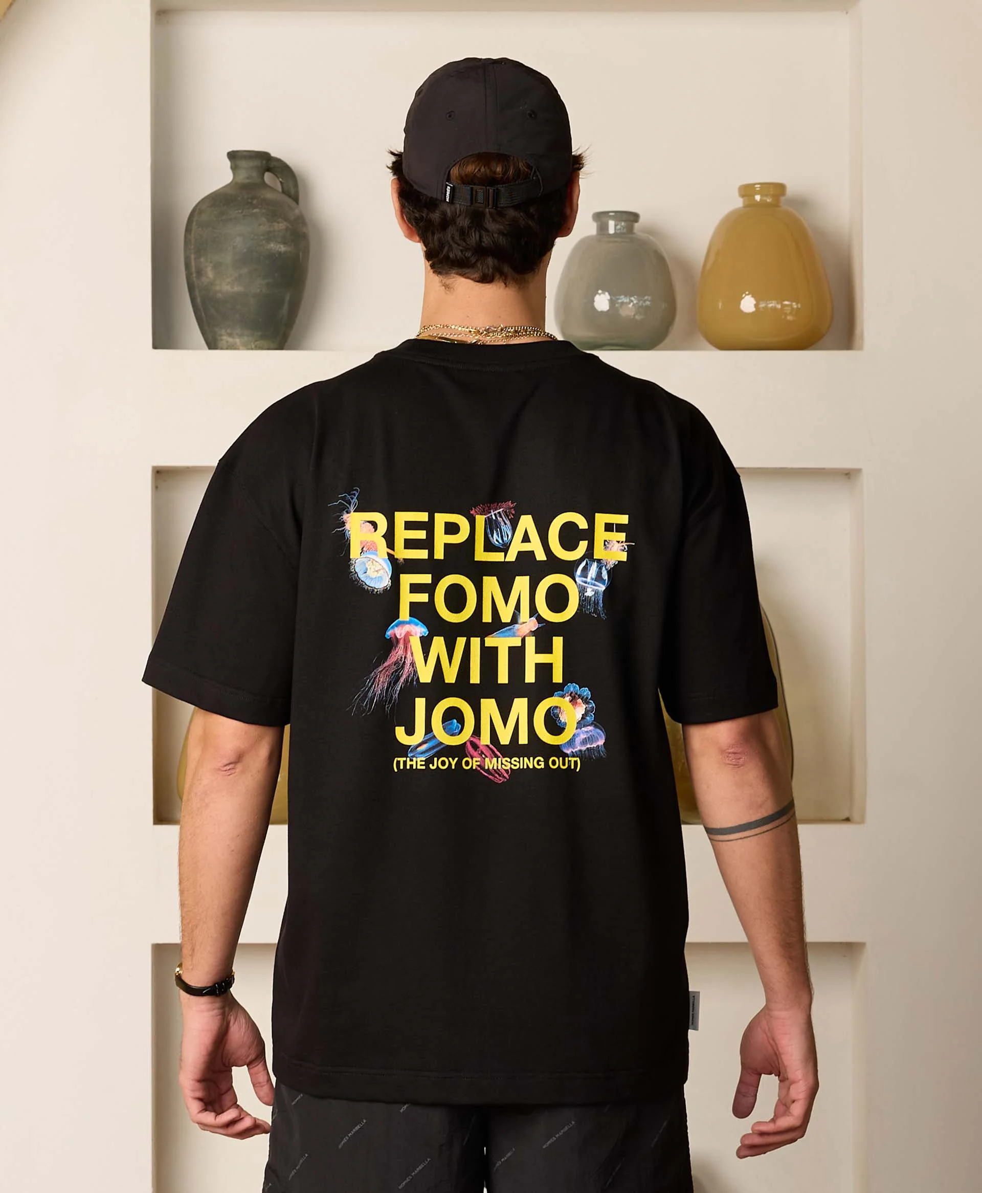 FOMO T-SHIRT BLACK - Image 4