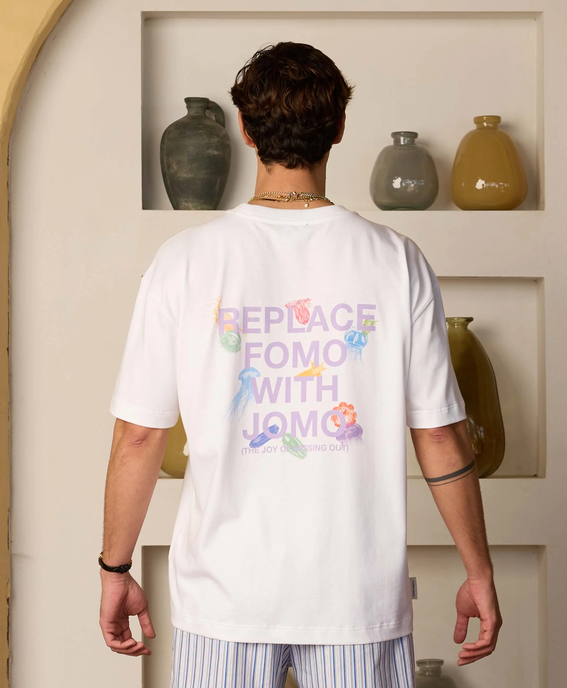 FOMO T-SHIRT WHITE - Image 4