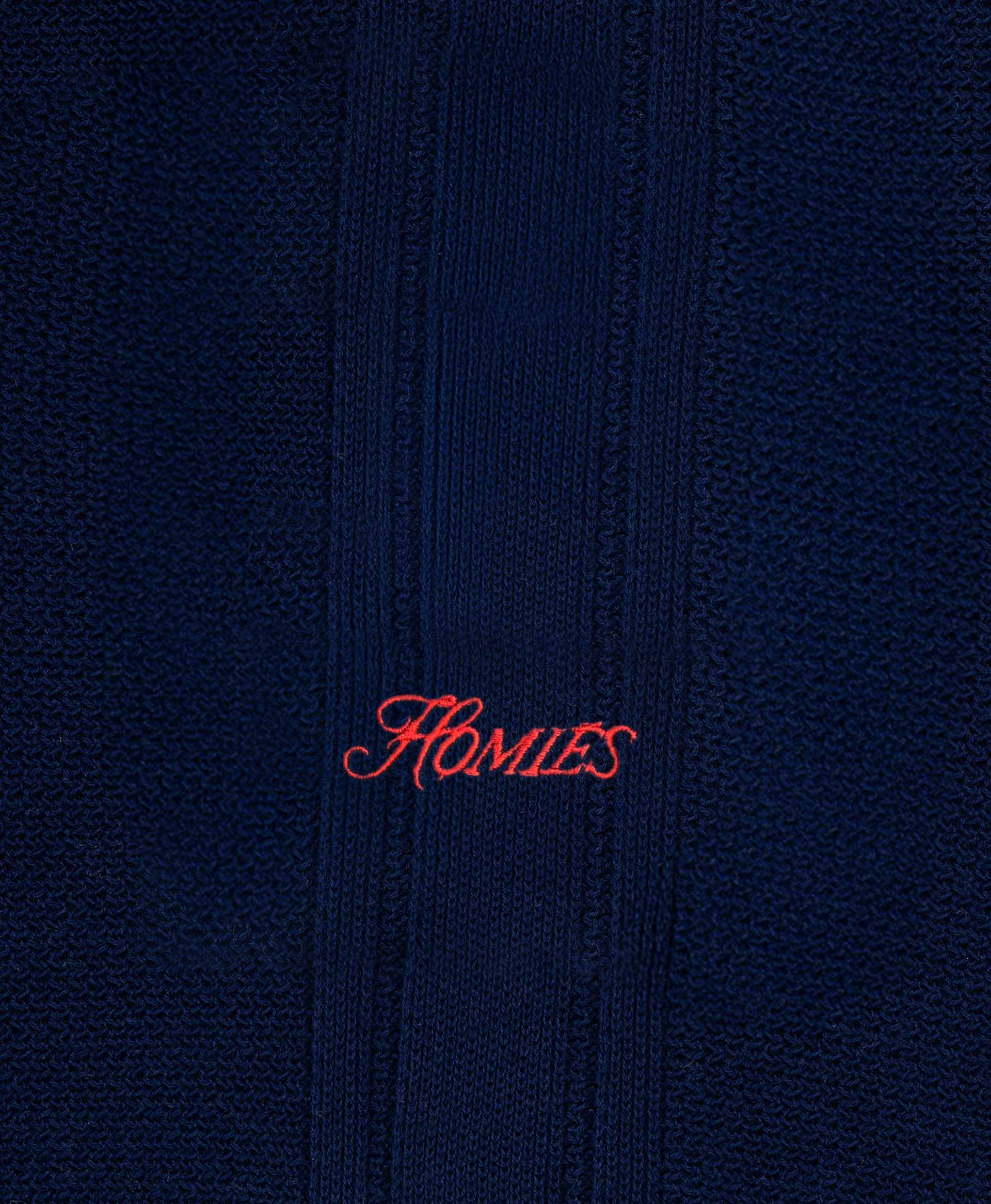 HOMIÉS POLO KNIT NAVY - Image 3