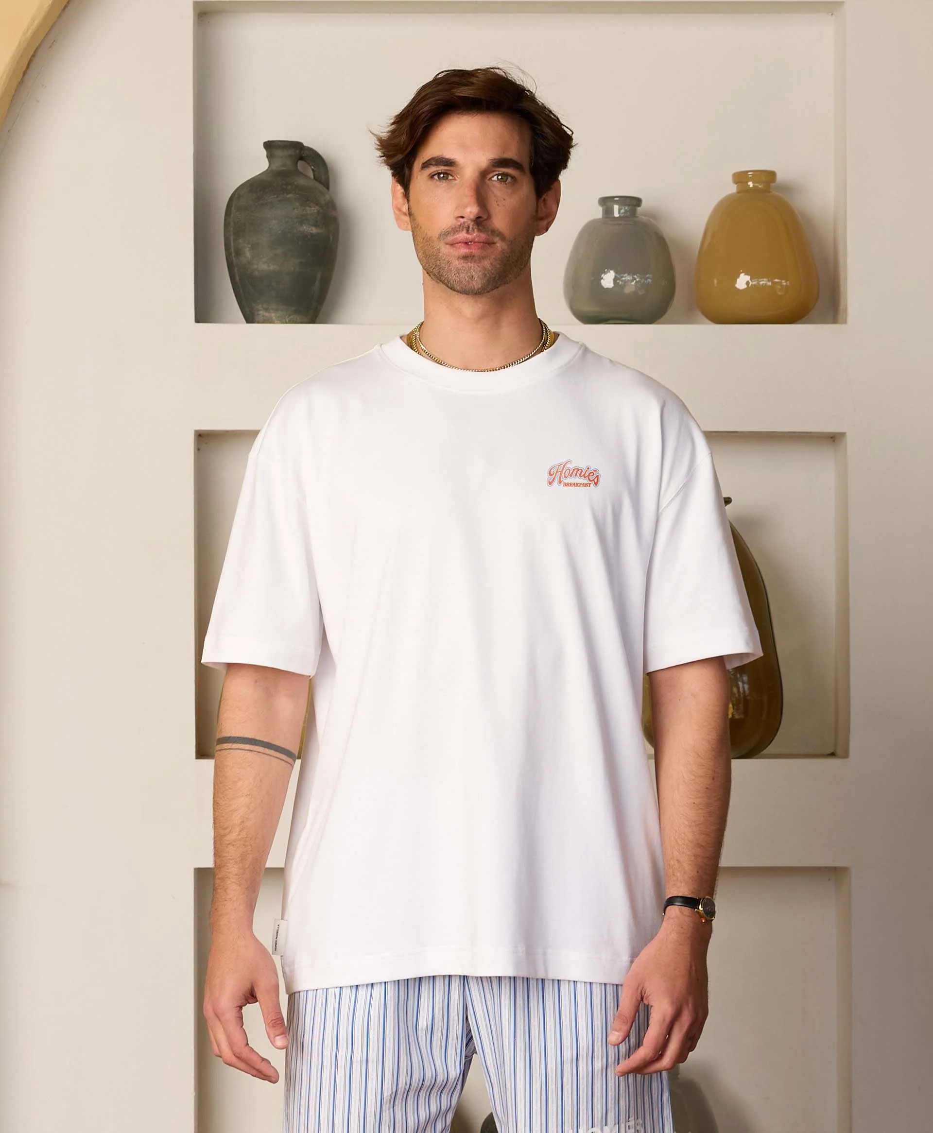 HOMIÉS BREAKFAST T-SHIRT VINTAGE WHITE - Image 2