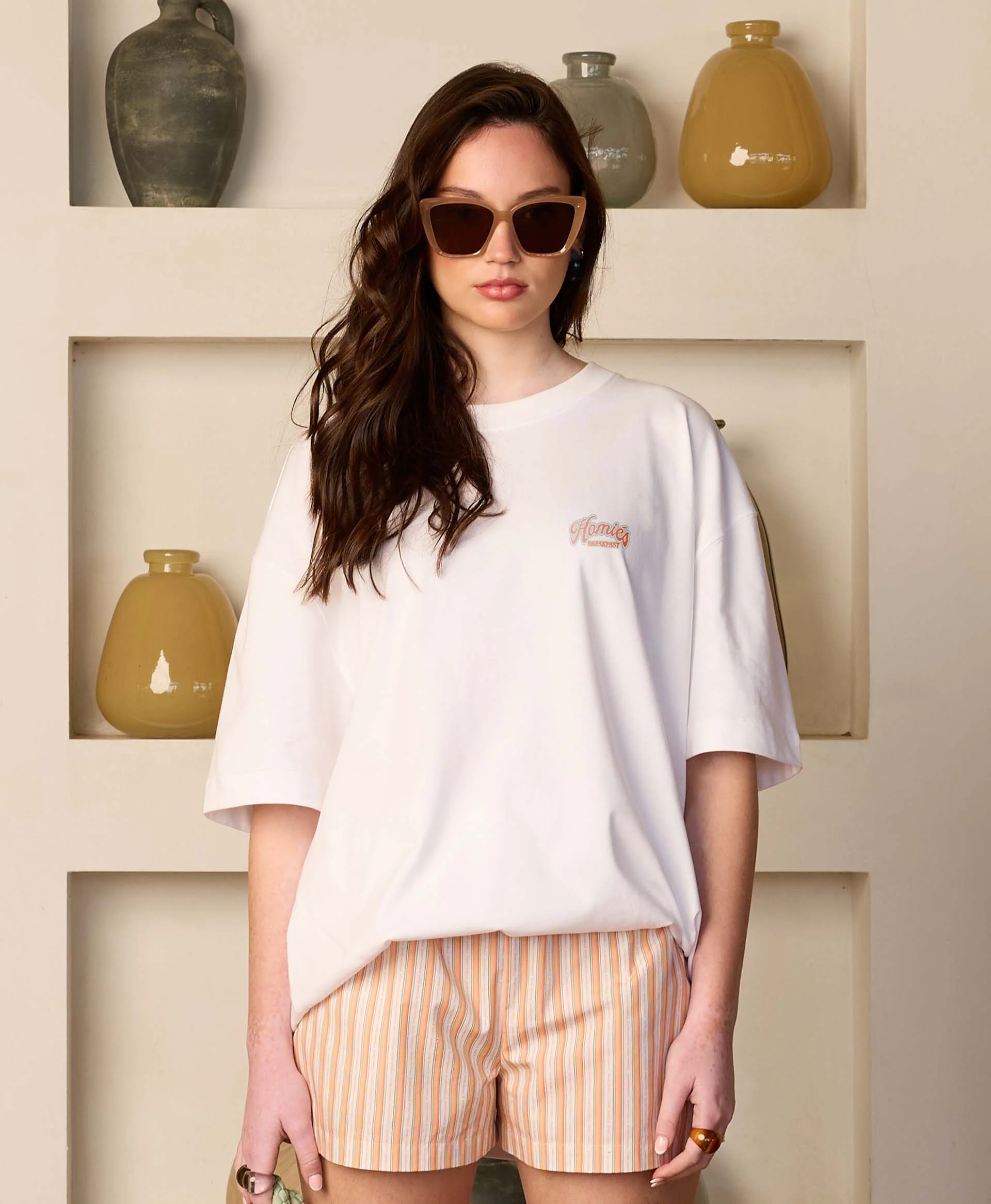 HOMIÉS BREAKFAST T-SHIRT VINTAGE WHITE - Image 3