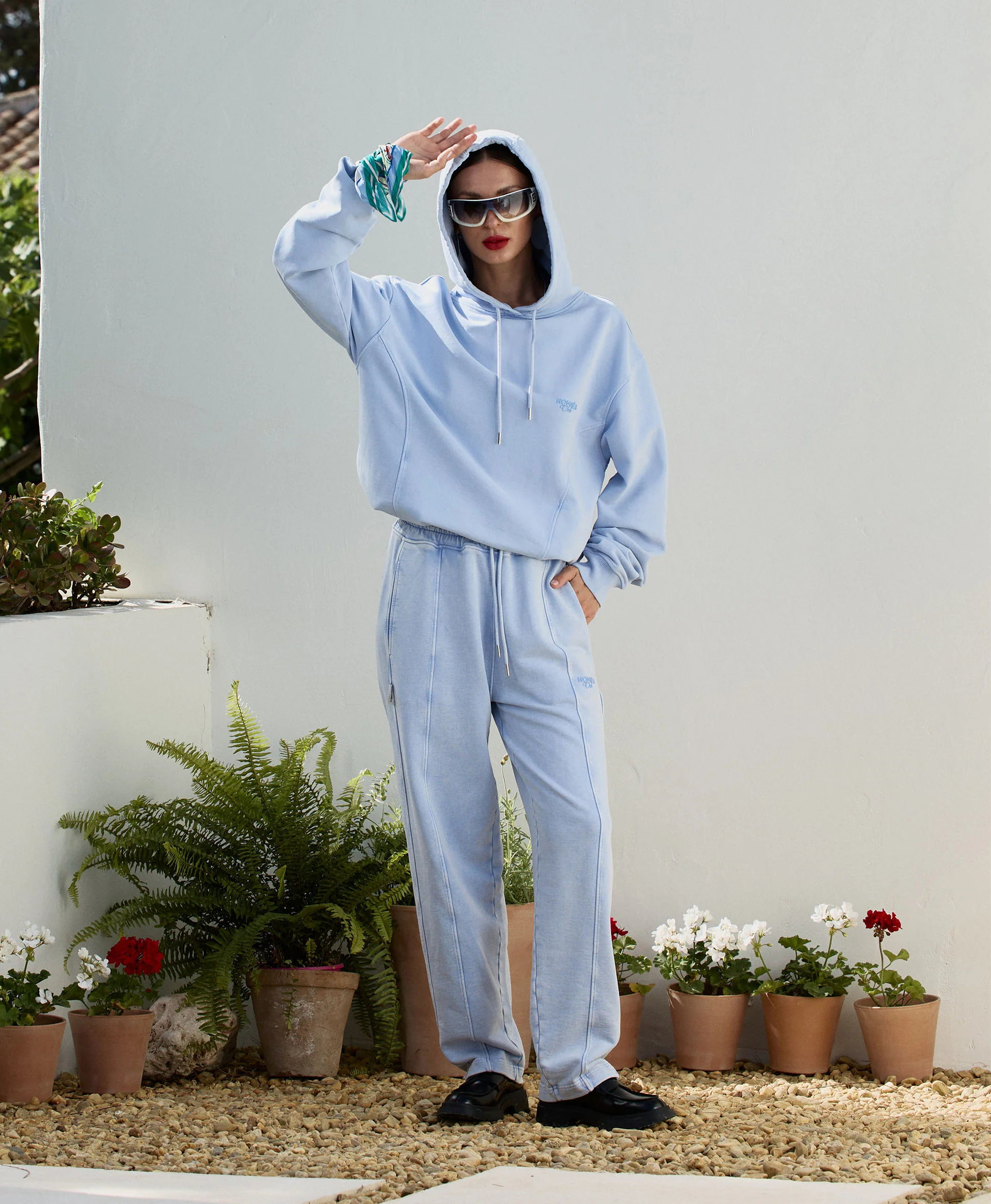 HOMIÉS CLUB PANTS VINTAGE LIGHT BLUE - Image 3
