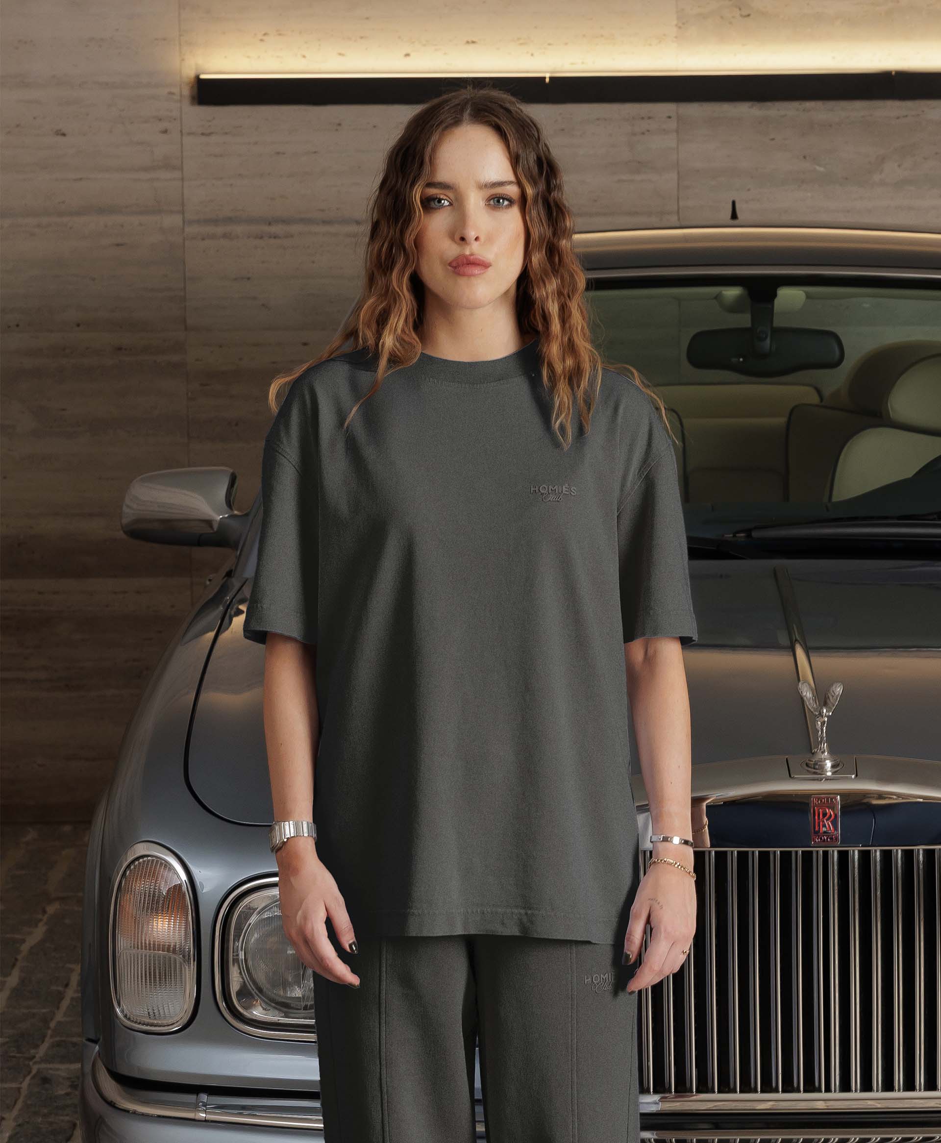 HOMIÉS CLUB T-SHIRT VINTAGE GREY - Image 3
