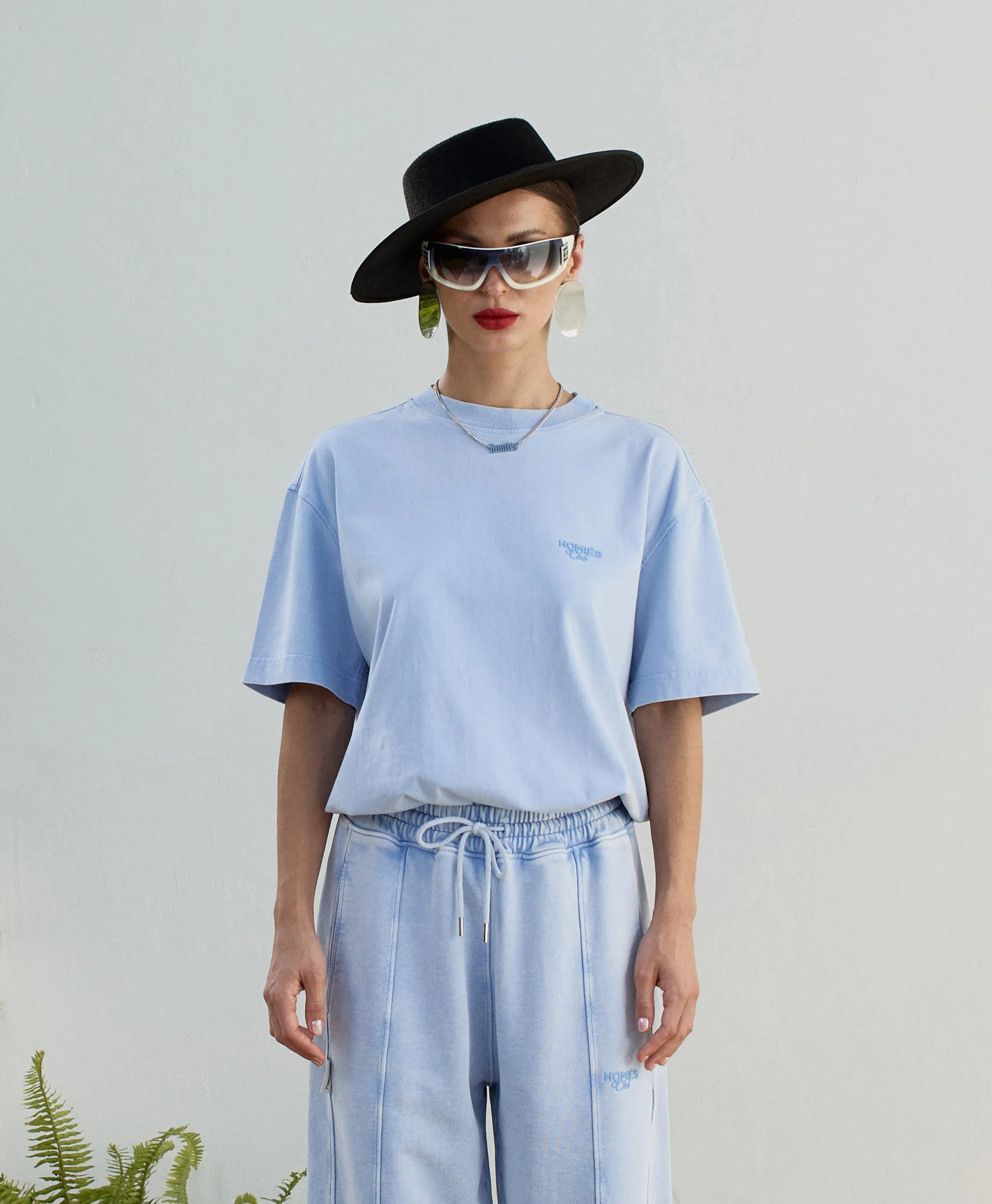 HOMIÉS CLUB T-SHIRT VINTAGE LIGHT BLUE - Image 3