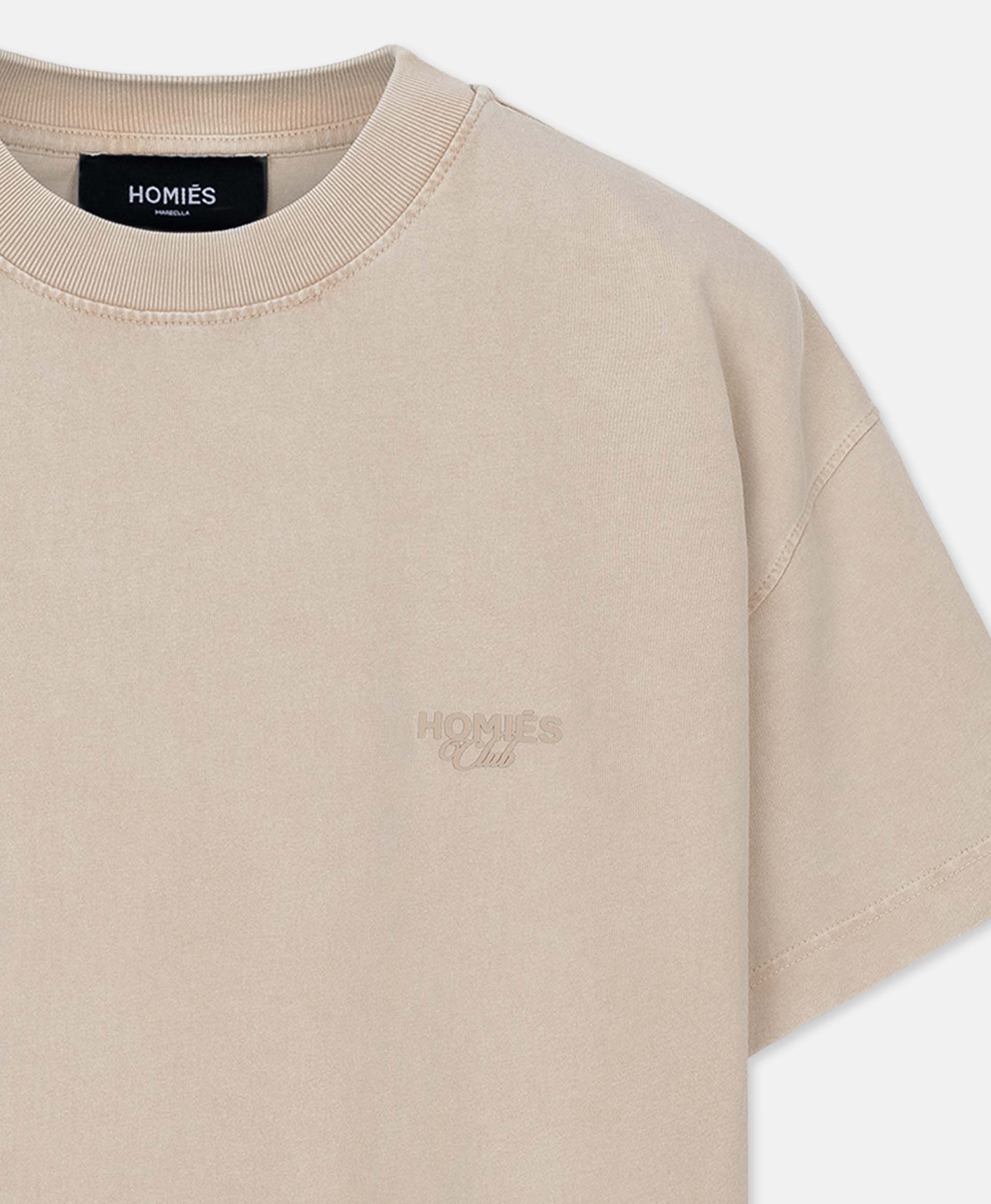 HOMIÉS CLUB T-SHIRT VINTAGE SAND - Image 4