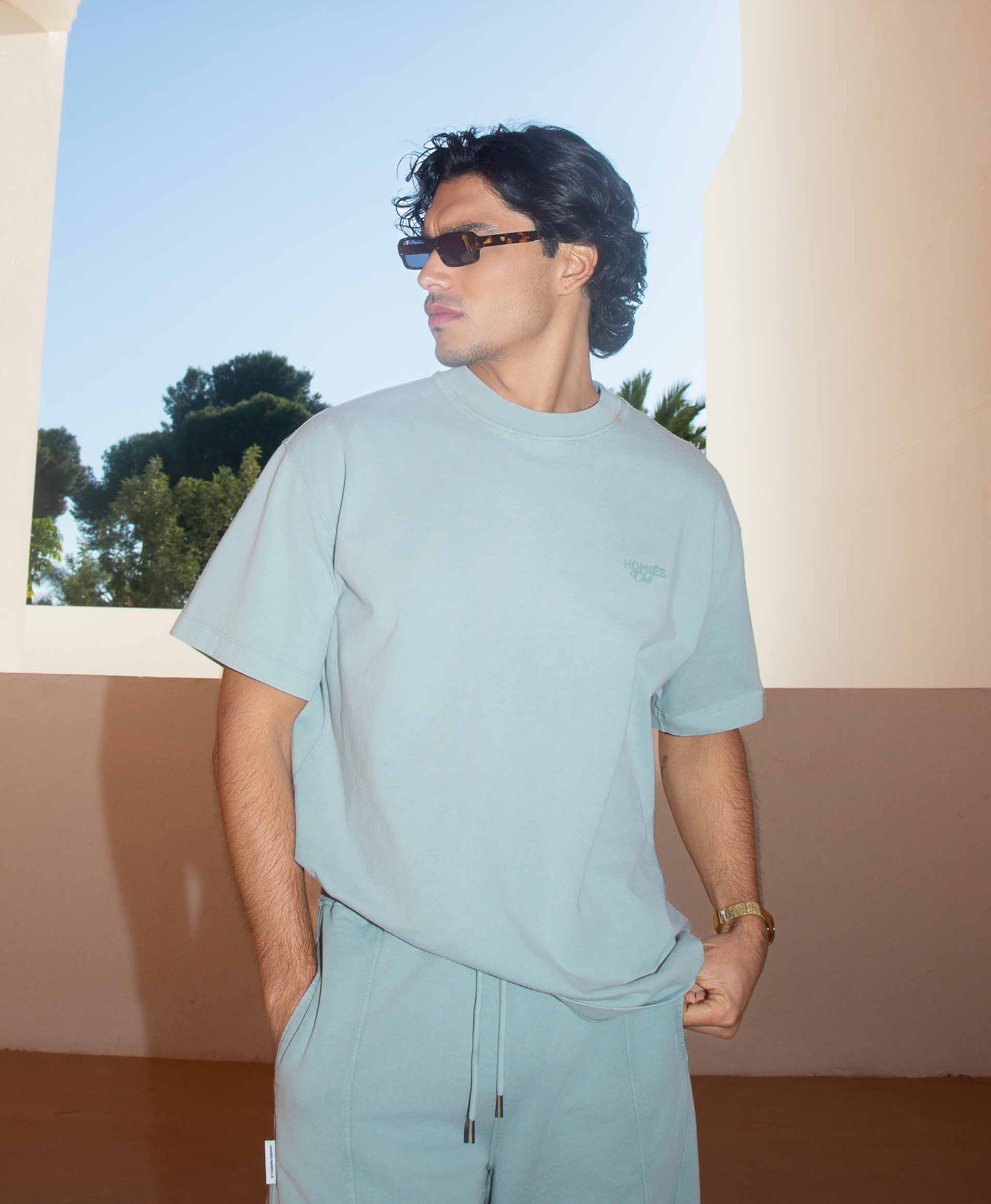 HOMIÉS CLUB T-SHIRT VINTAGE TEAL - Image 2