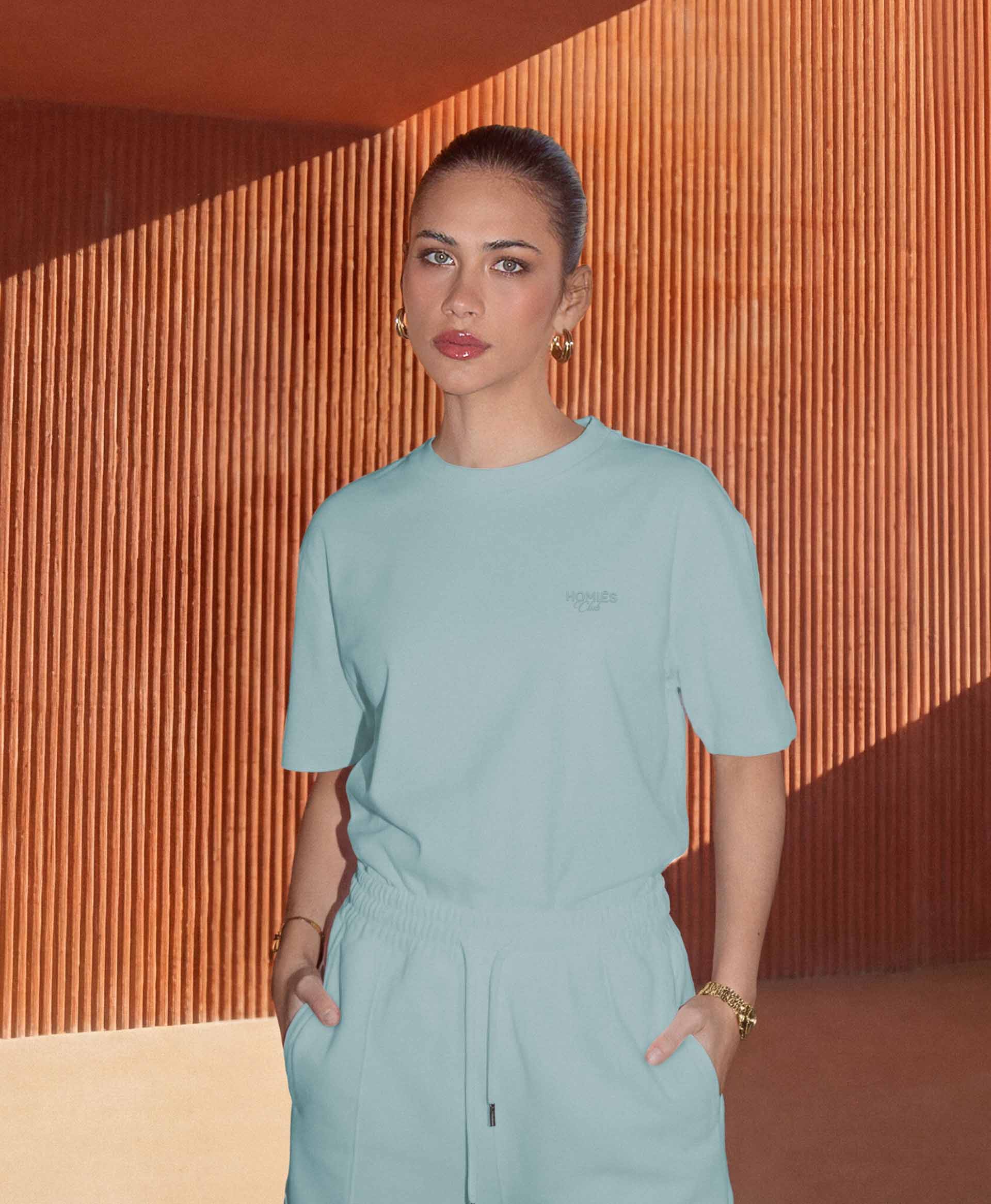 HOMIÉS CLUB T-SHIRT VINTAGE TEAL - Image 3