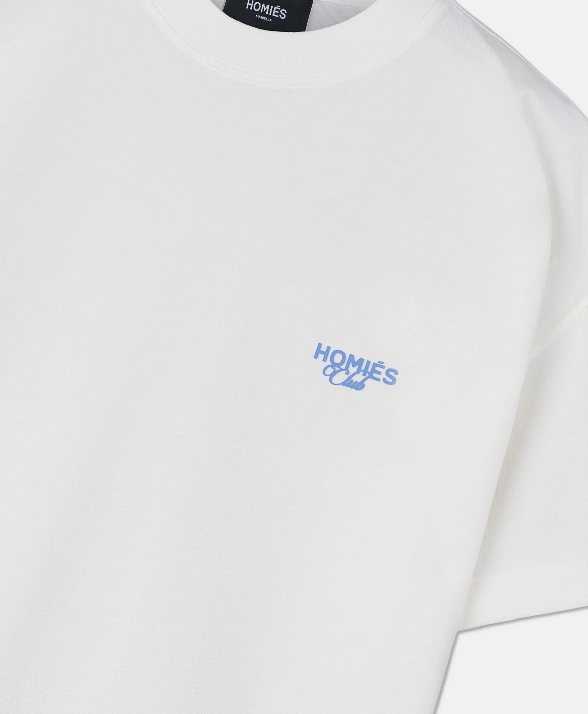 HOMIÉS CLUB T-SHIRT VINTAGE WHITE BLUE - Image 4