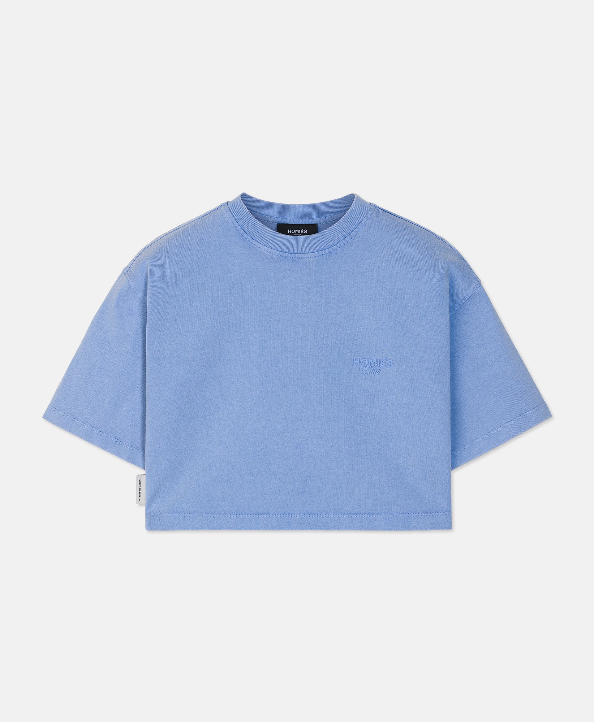 HOMIÉS CLUB WOMAN CROP TOP LIGHT BLUE - Image 2