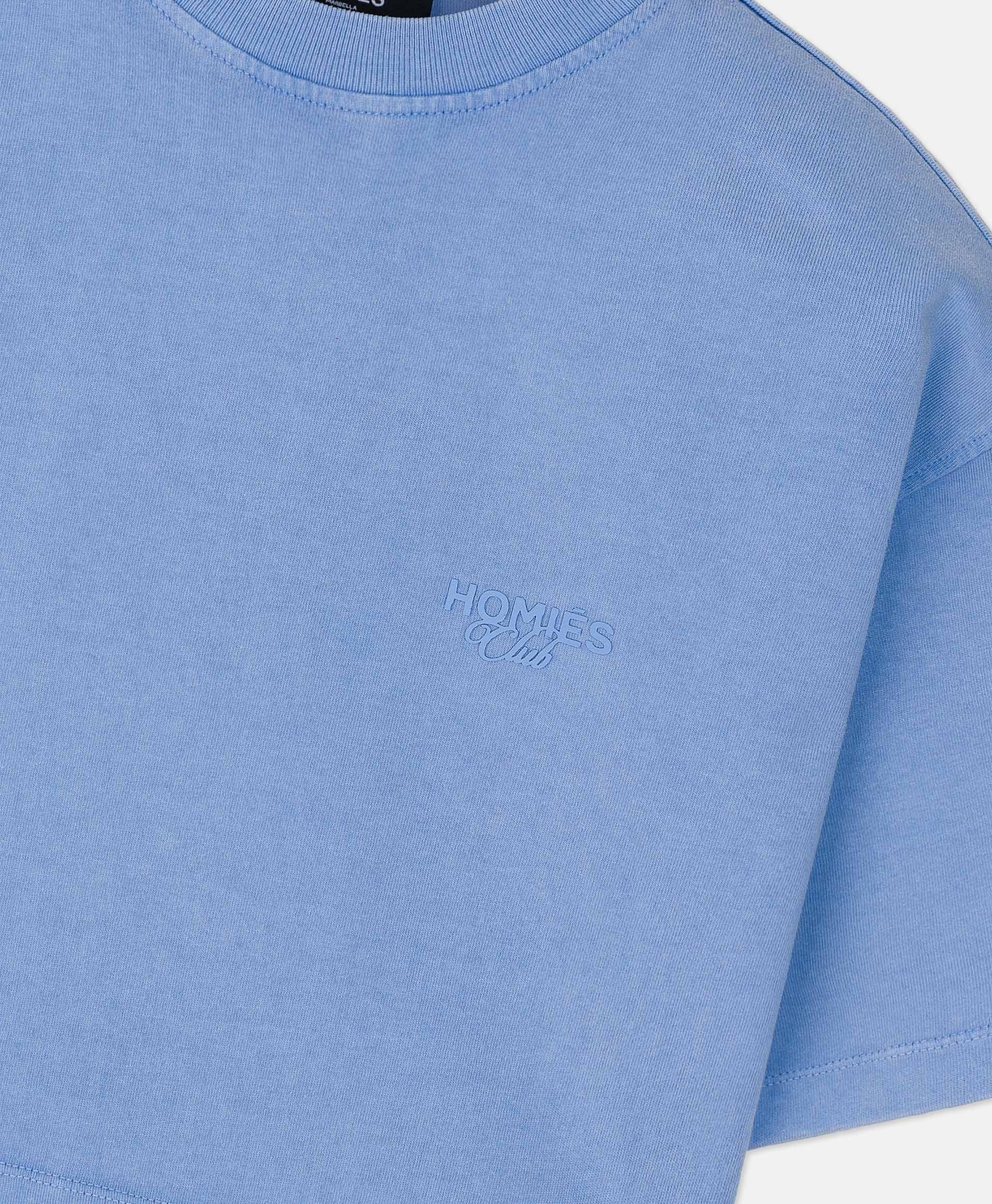 HOMIÉS CLUB WOMAN CROP TOP LIGHT BLUE - Image 3