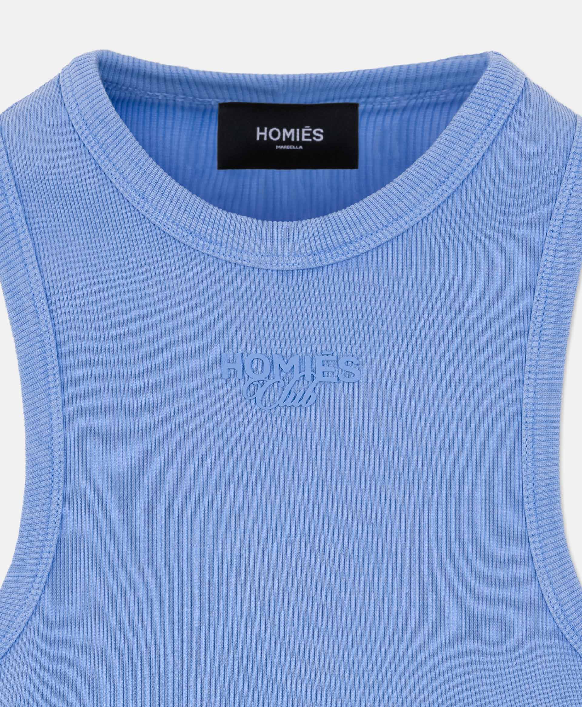 HOMIÉS CLUB WOMAN TANK TOP LIGHT BLUE - Image 3