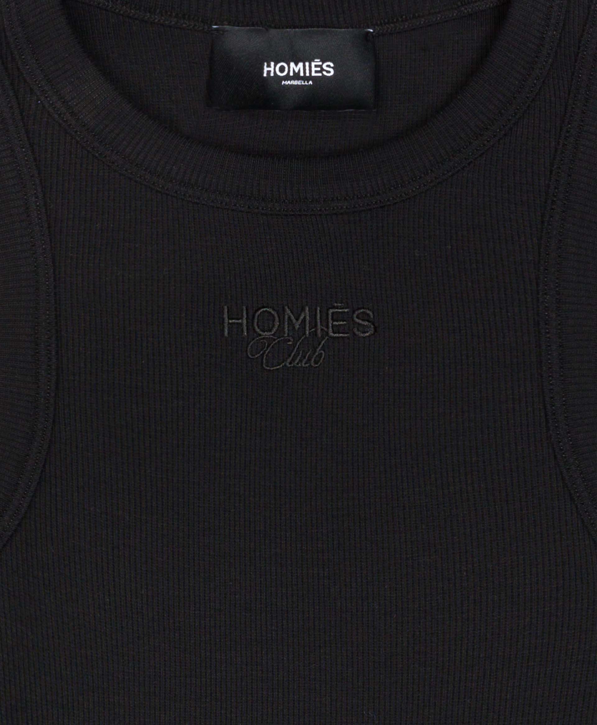HOMIÉS CLUB WOMAN TANK TOP BLACK - Image 3