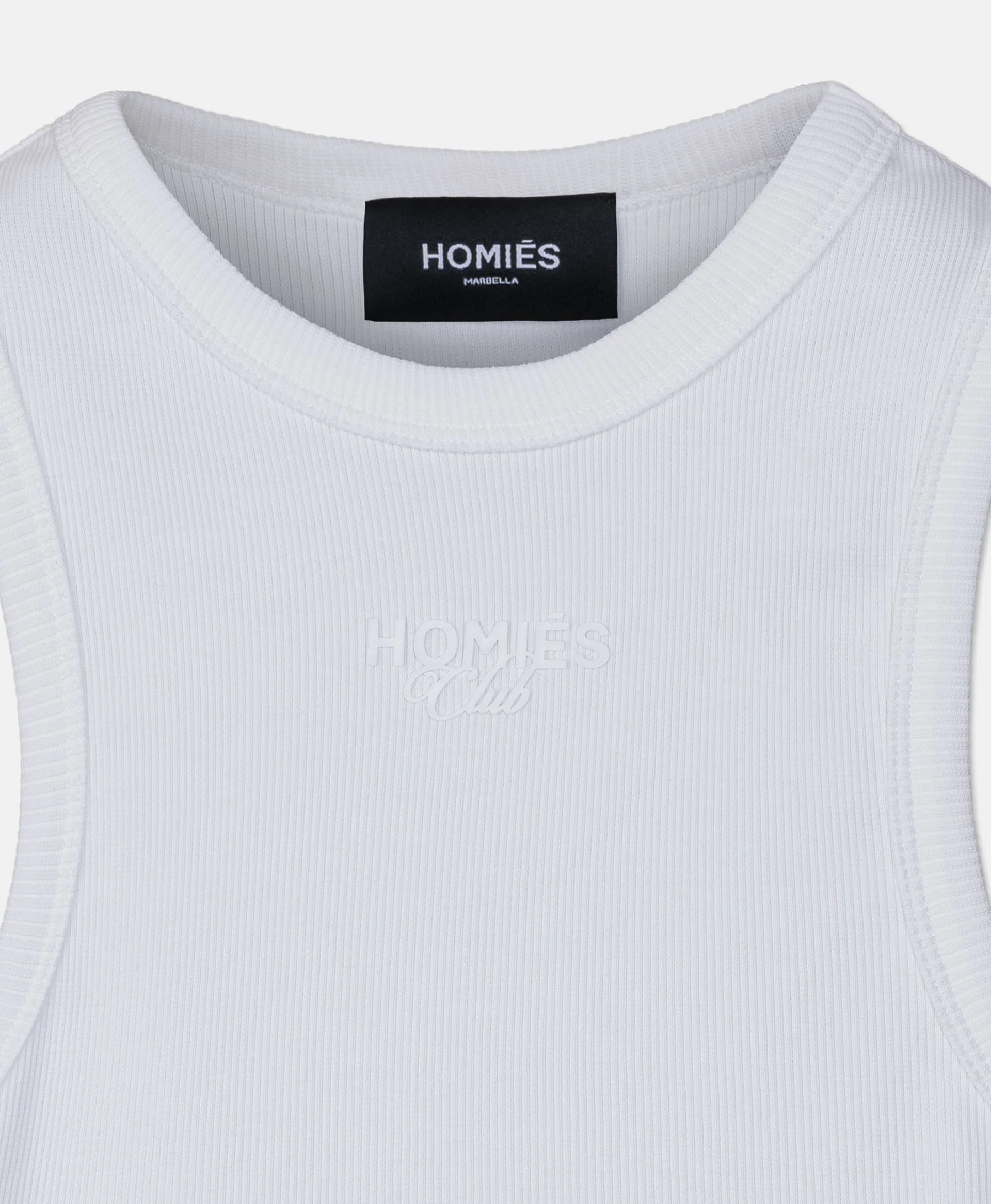 HOMIÉS CLUB WOMAN TANK TOP VINTAGE WHITE - Image 3