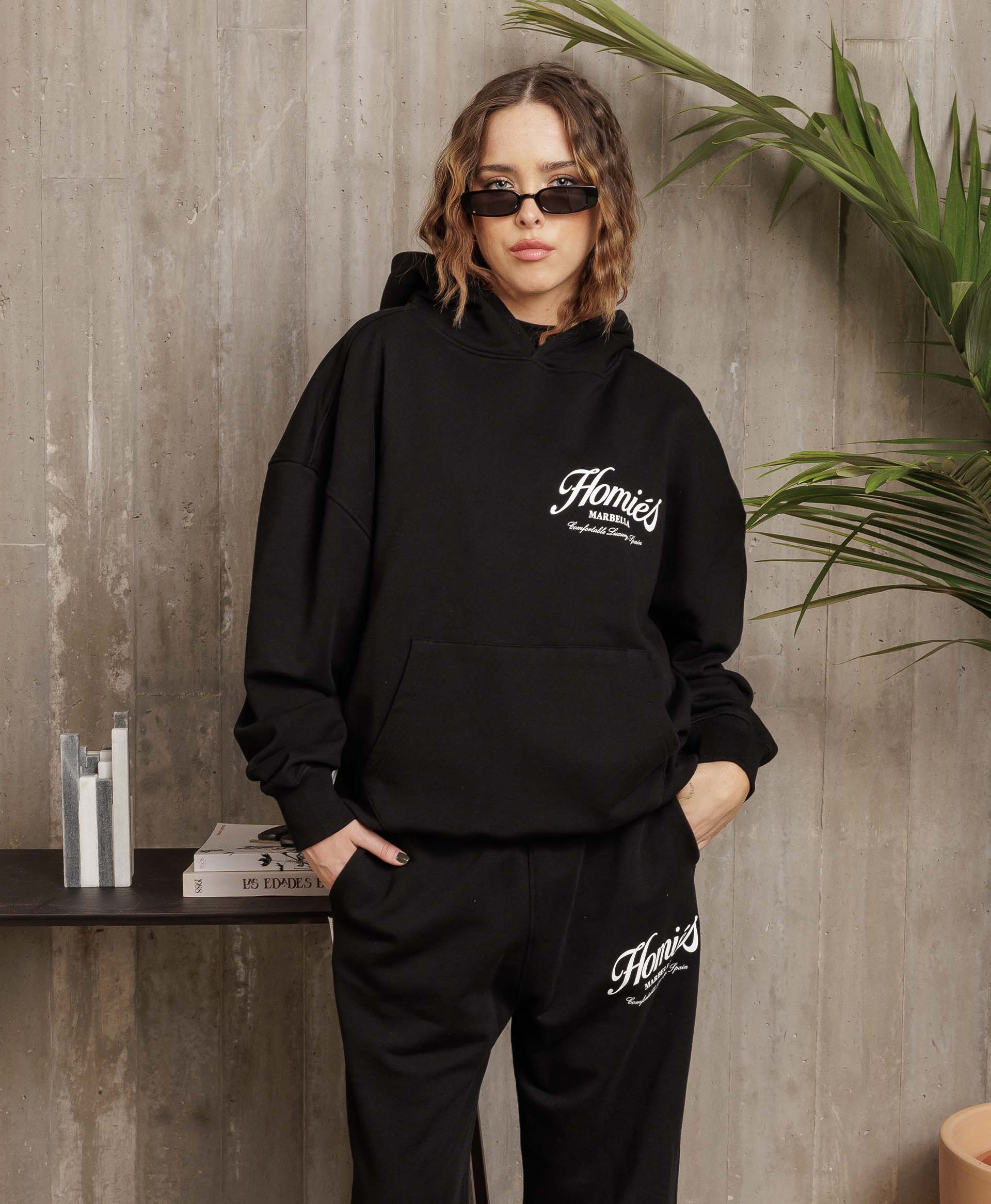 HOMIÉS ESSENTIALS HOODIE BLACK - Image 3