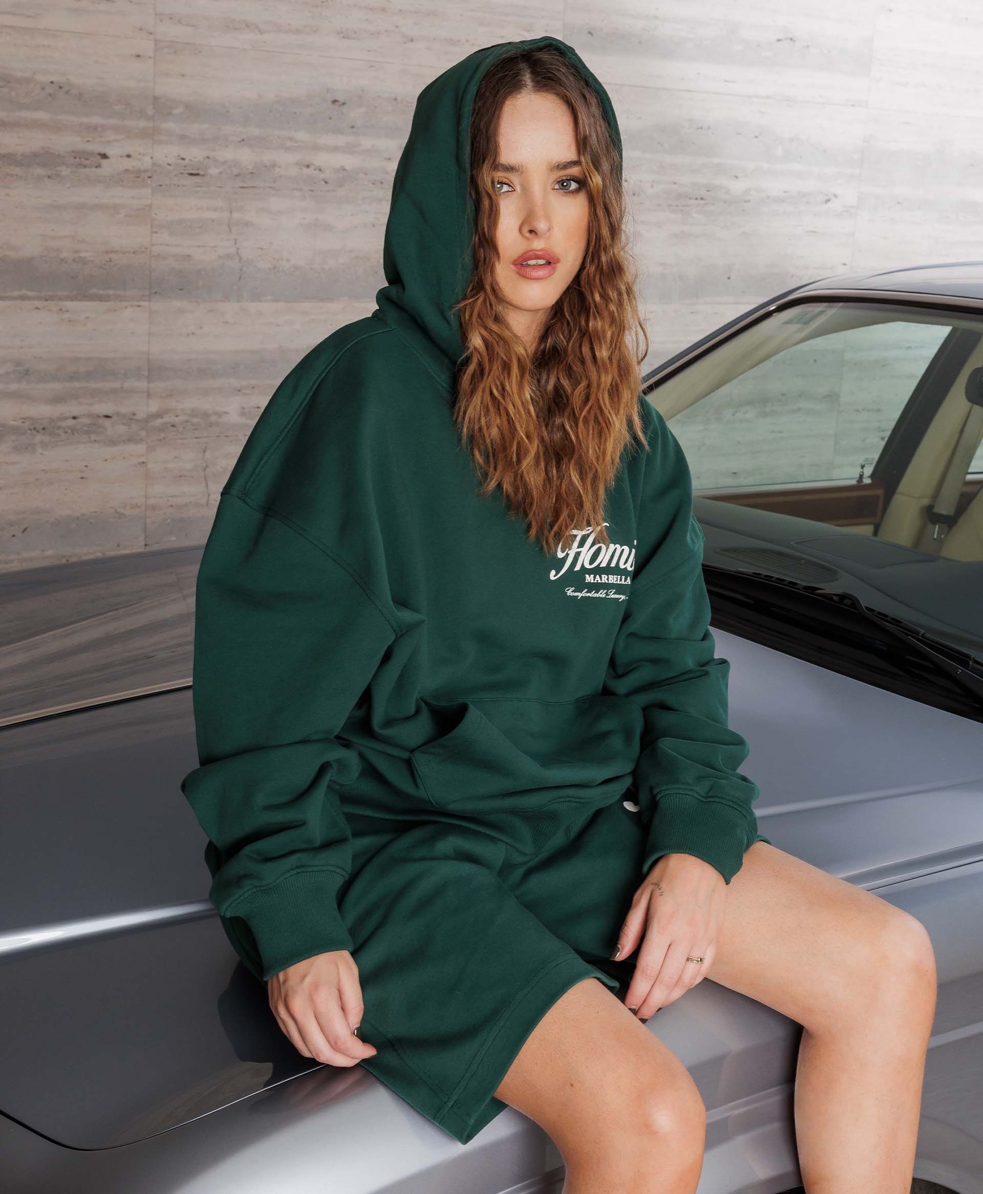 HOMIÉS ESSENTIALS HOODIE VARSITY GREEN - Image 3