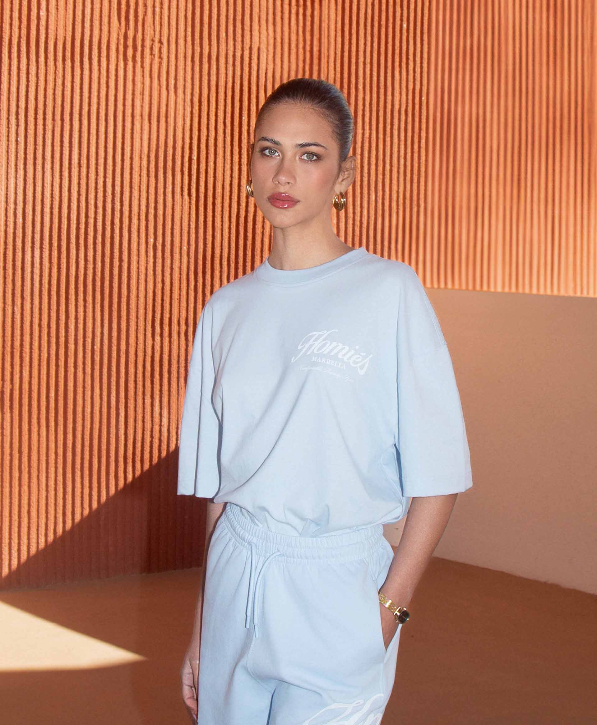 HOMIÉS ESSENTIALS T-SHIRT LIGHT BLUE - Image 3