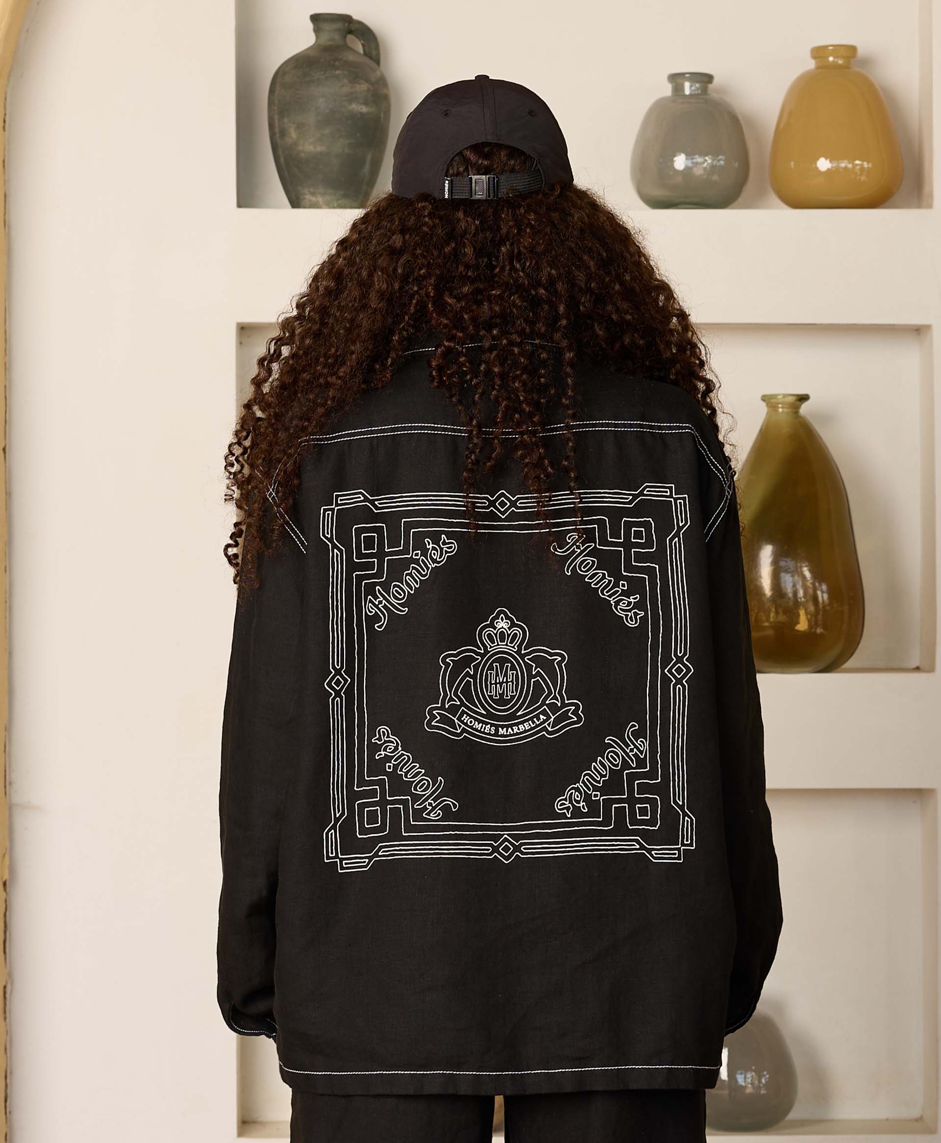 HOMIÉS LINEN SHIRT BLACK - Image 5
