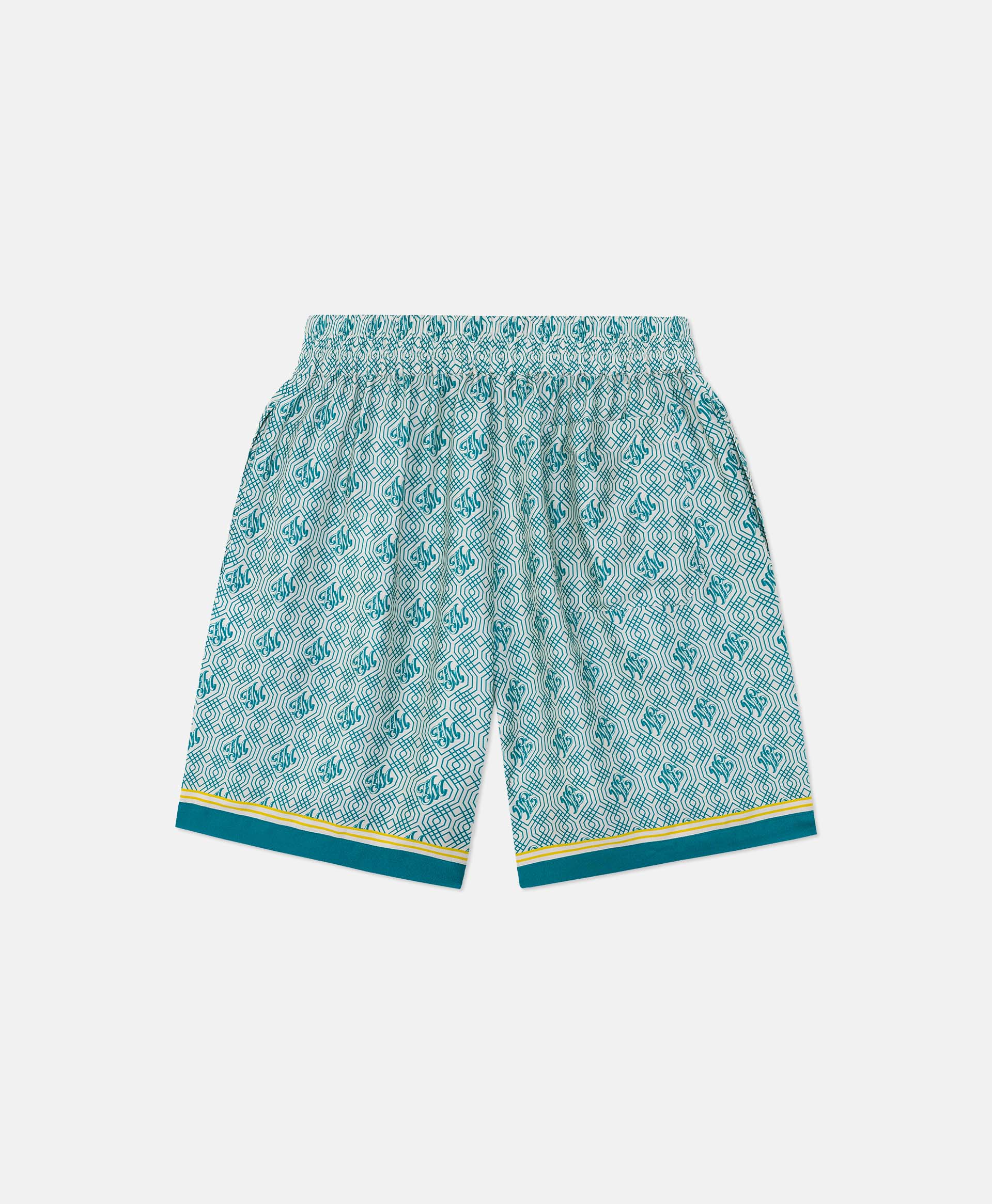 HOMIÉS MONOGRAM SHORTS GREEN - Image 3