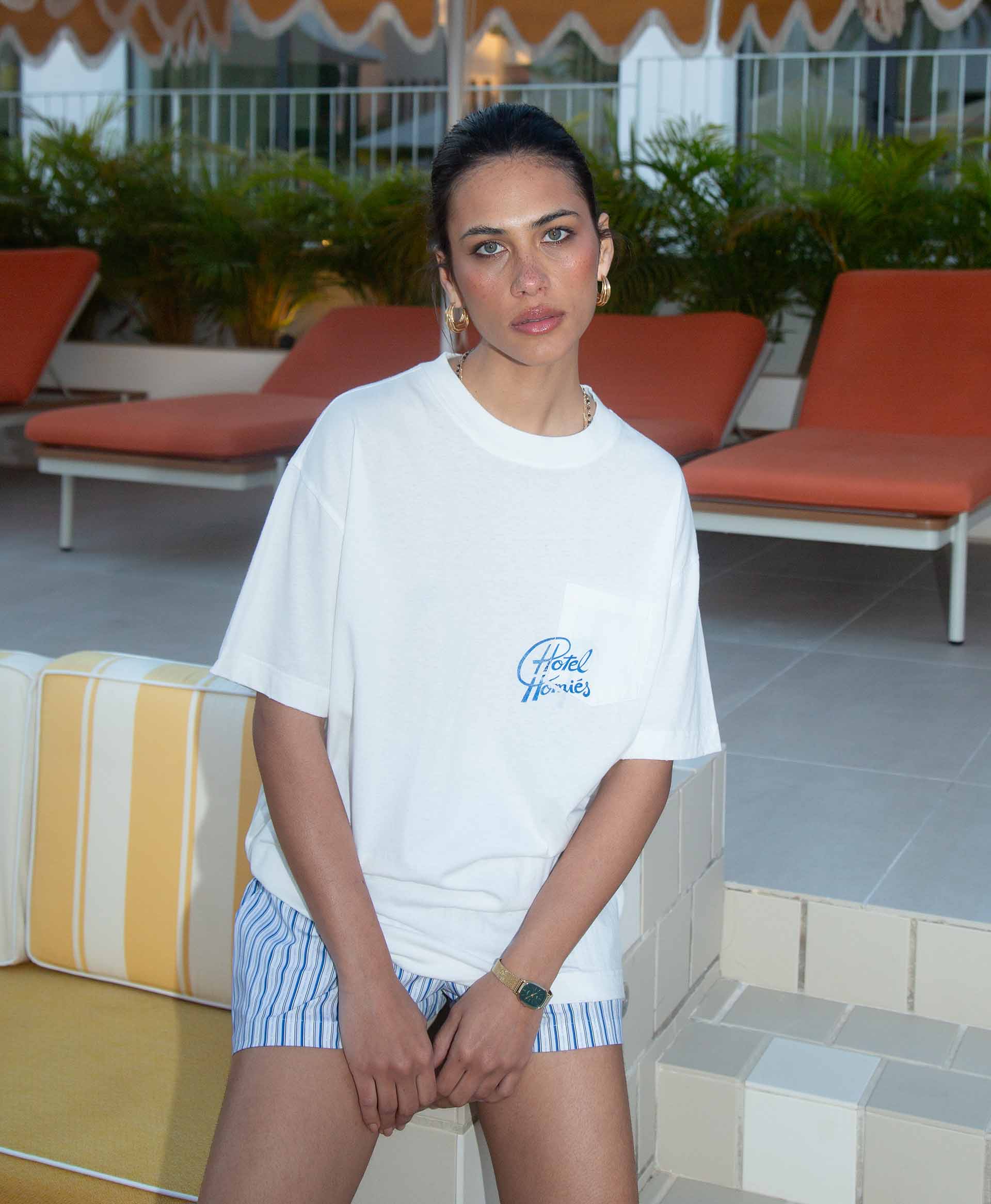 HOMIÉS HOTEL T-SHIRT WHITE - Image 3