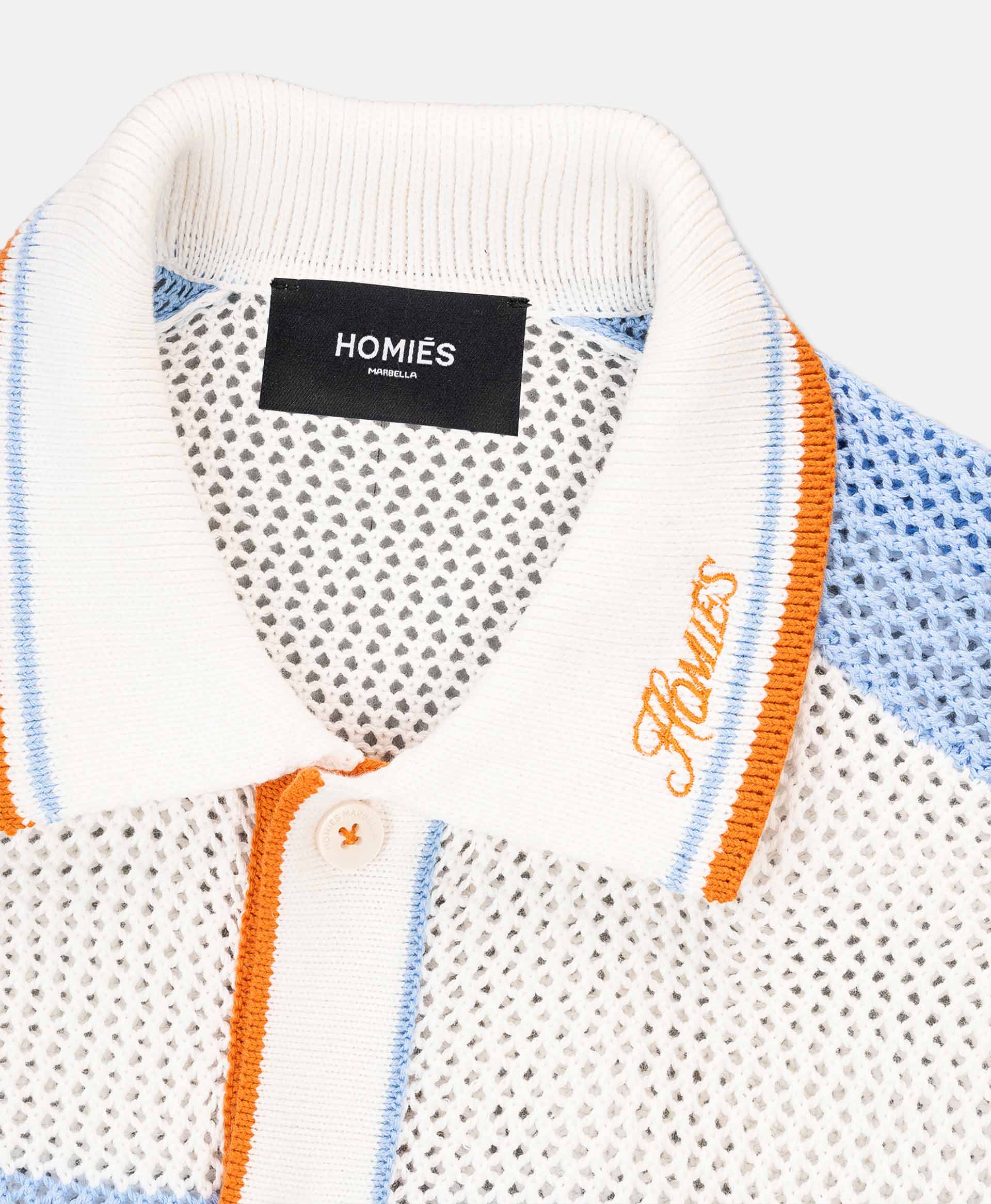 HOMIÉS POLO KNIT MULTICOLOR ORANGE - Image 4