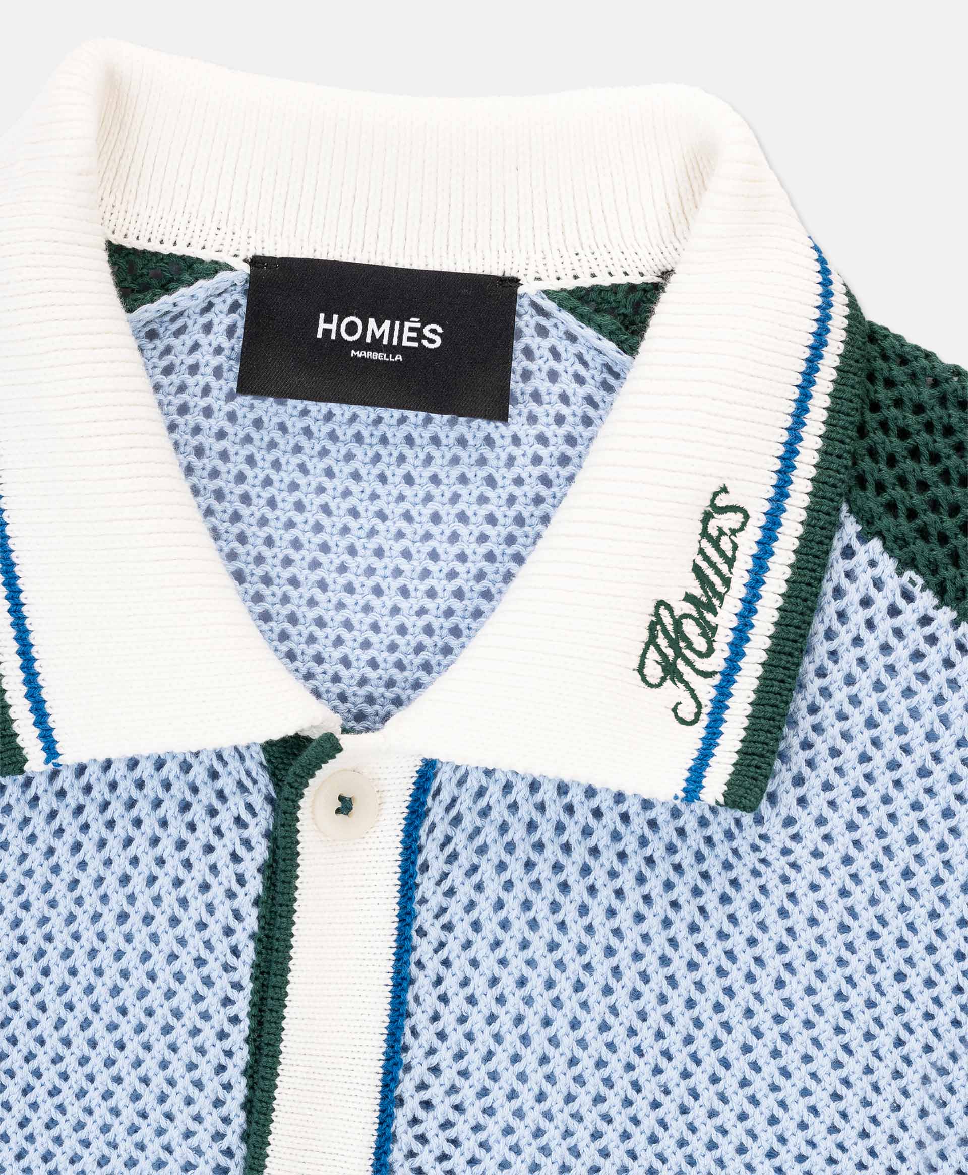HOMIÉS POLO KNIT MULTICOLOR GREEN - Image 4