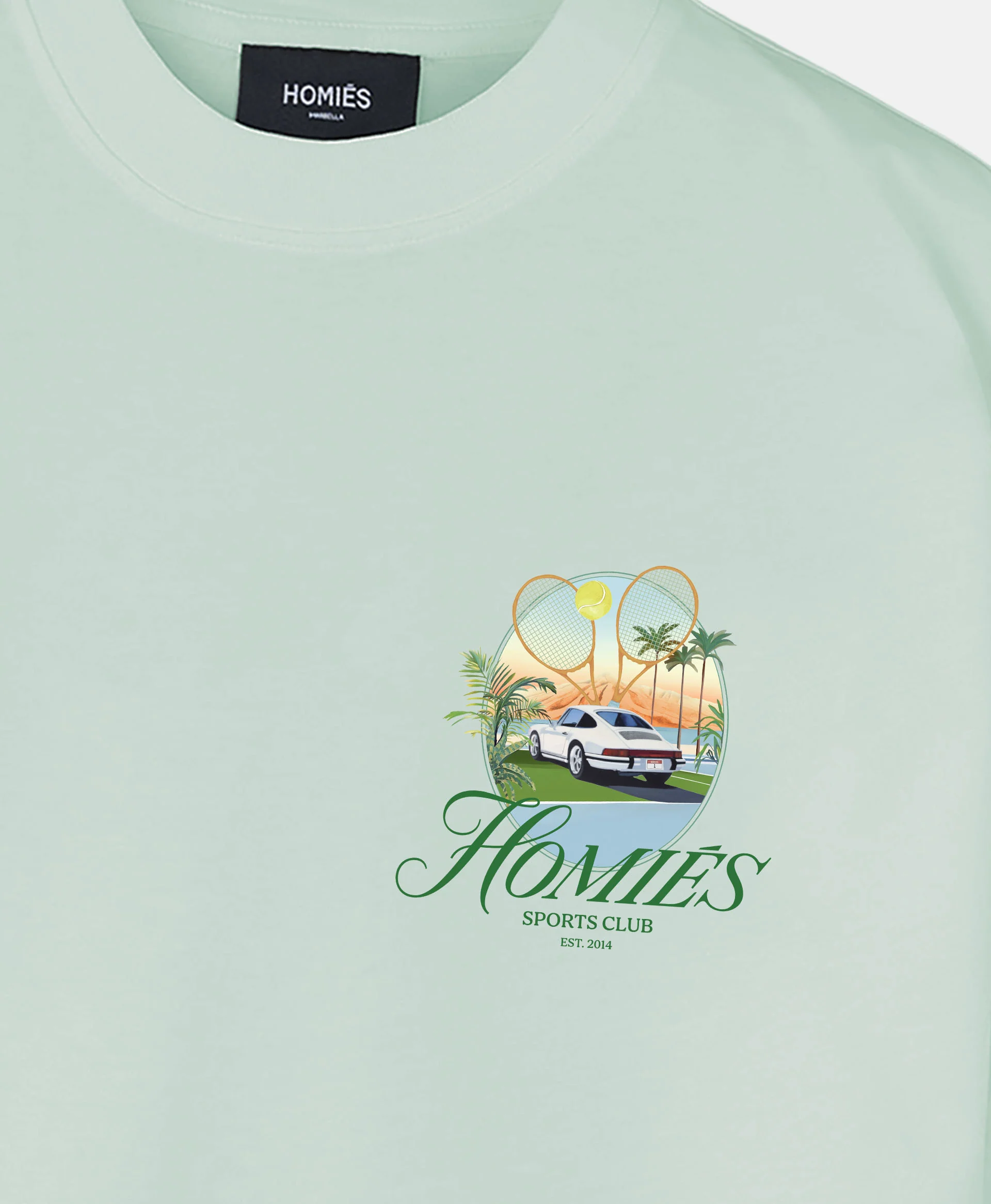 HOMIÉS SPORTS CLUB T-SHIRT MINT GREEN - Image 4