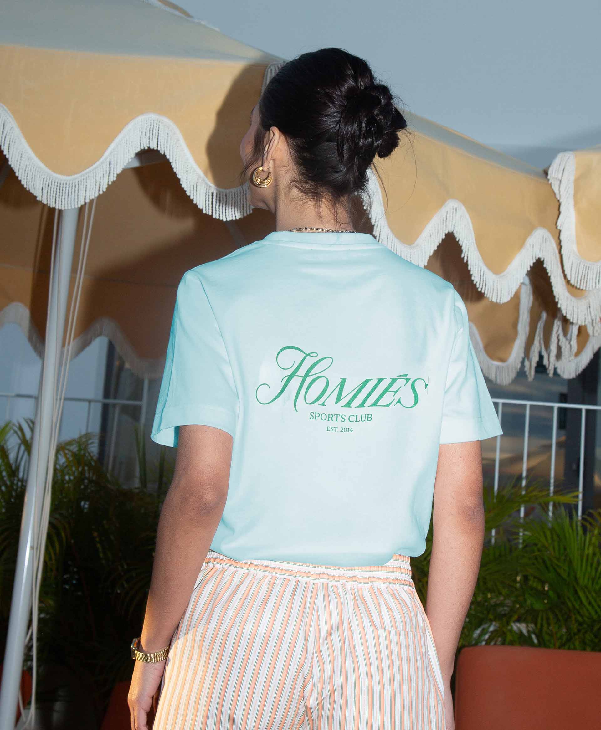 HOMIÉS SPORTS CLUB T-SHIRT MINT GREEN - Image 6
