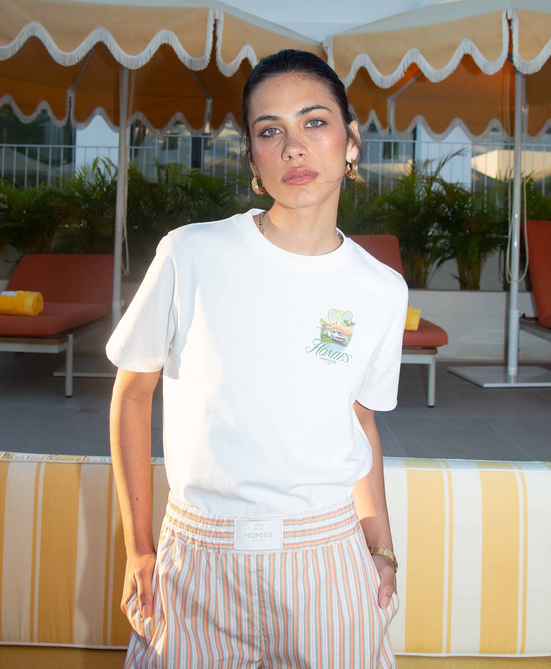 HOMIÉS SPORTS CLUB T-SHIRT VINTAGE WHITE - Image 3