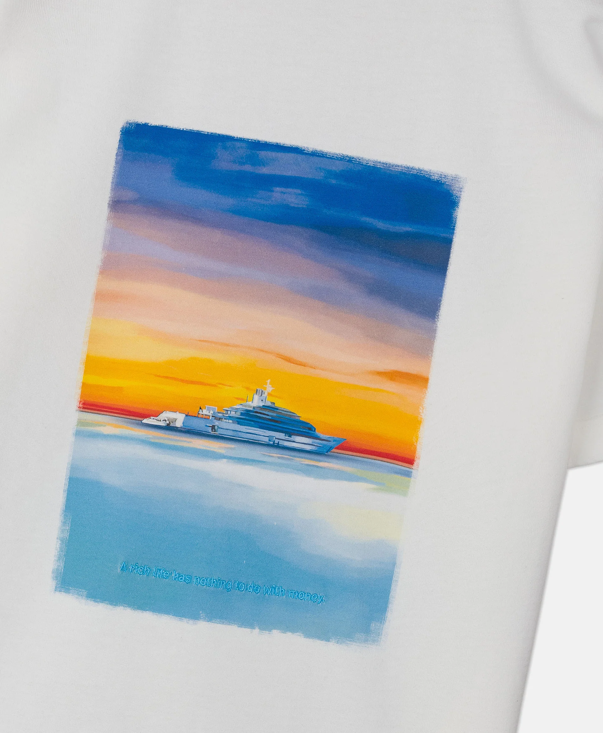 HOMIÉS SUNSET YACHT T-SHIRT VINTAGE WHITE - Image 6