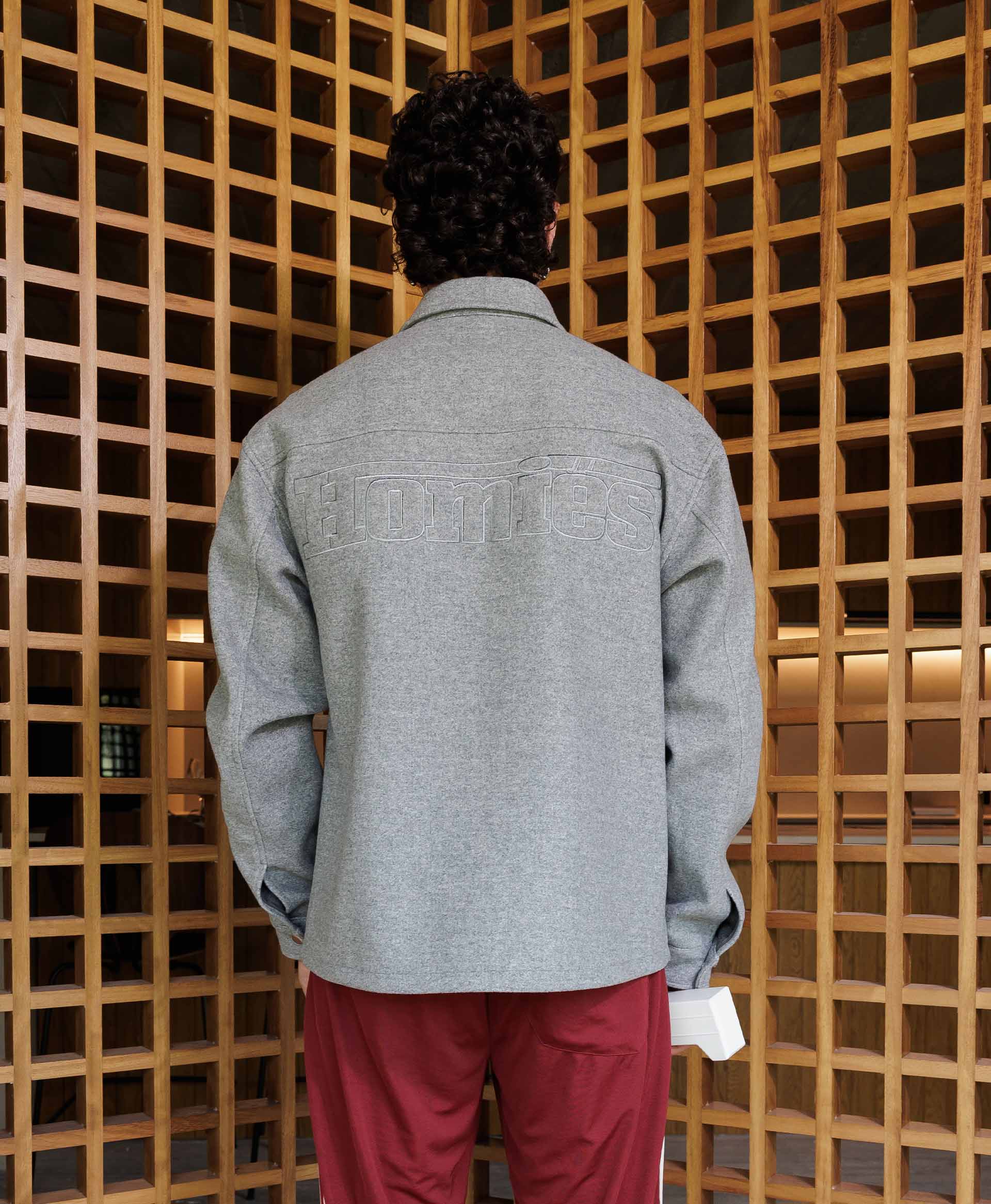 INTERLOCK OVERSHIRT GREY II - Image 5