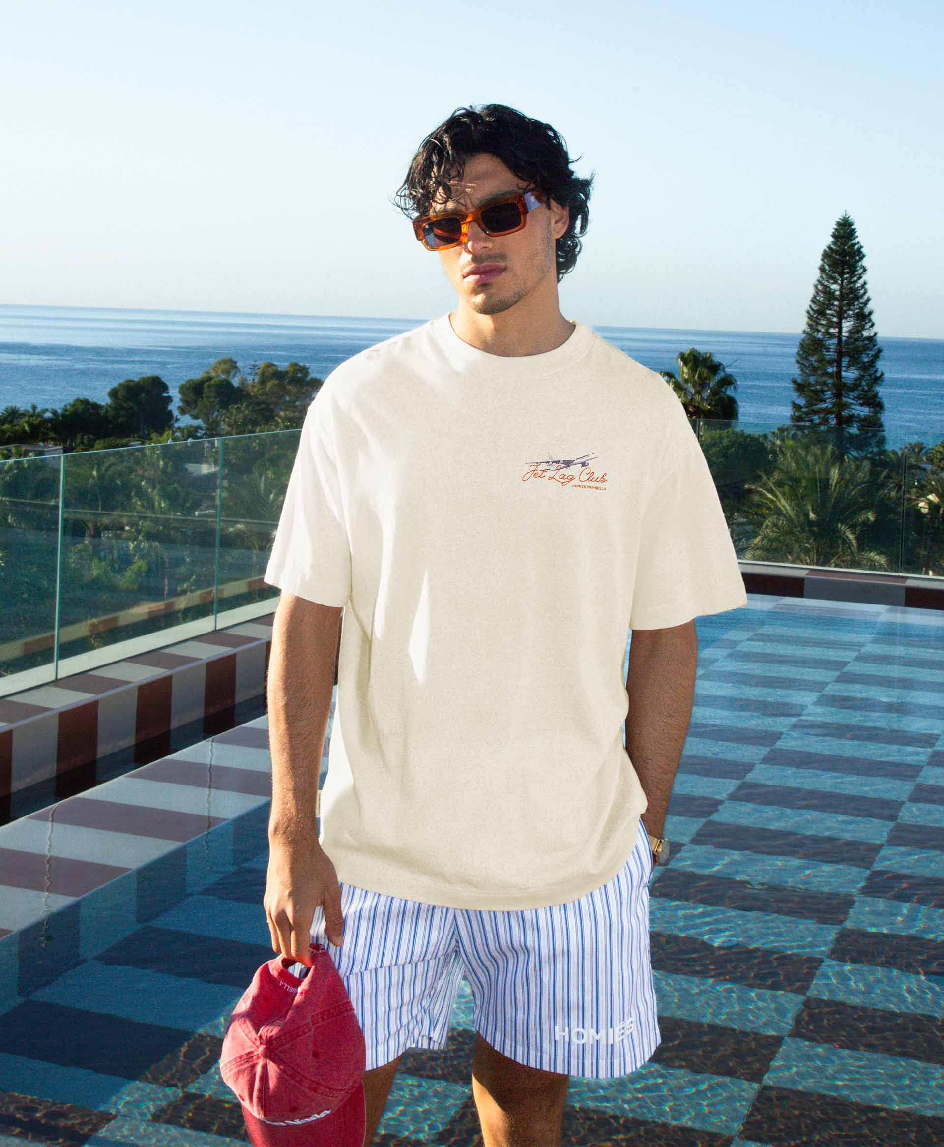 JET LAG CLUB T-SHIRT CREME - Image 2