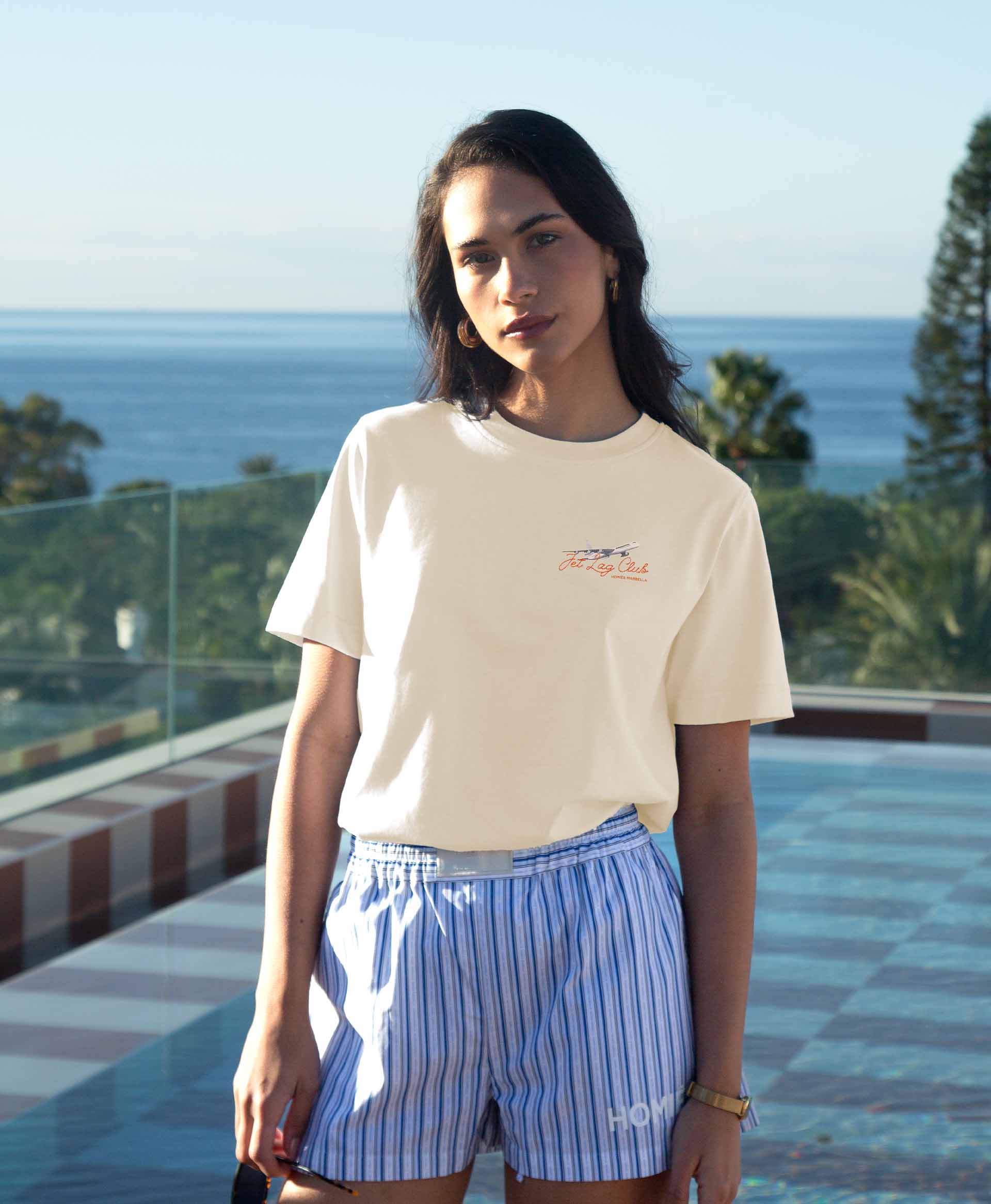 JET LAG CLUB T-SHIRT CREME - Image 3