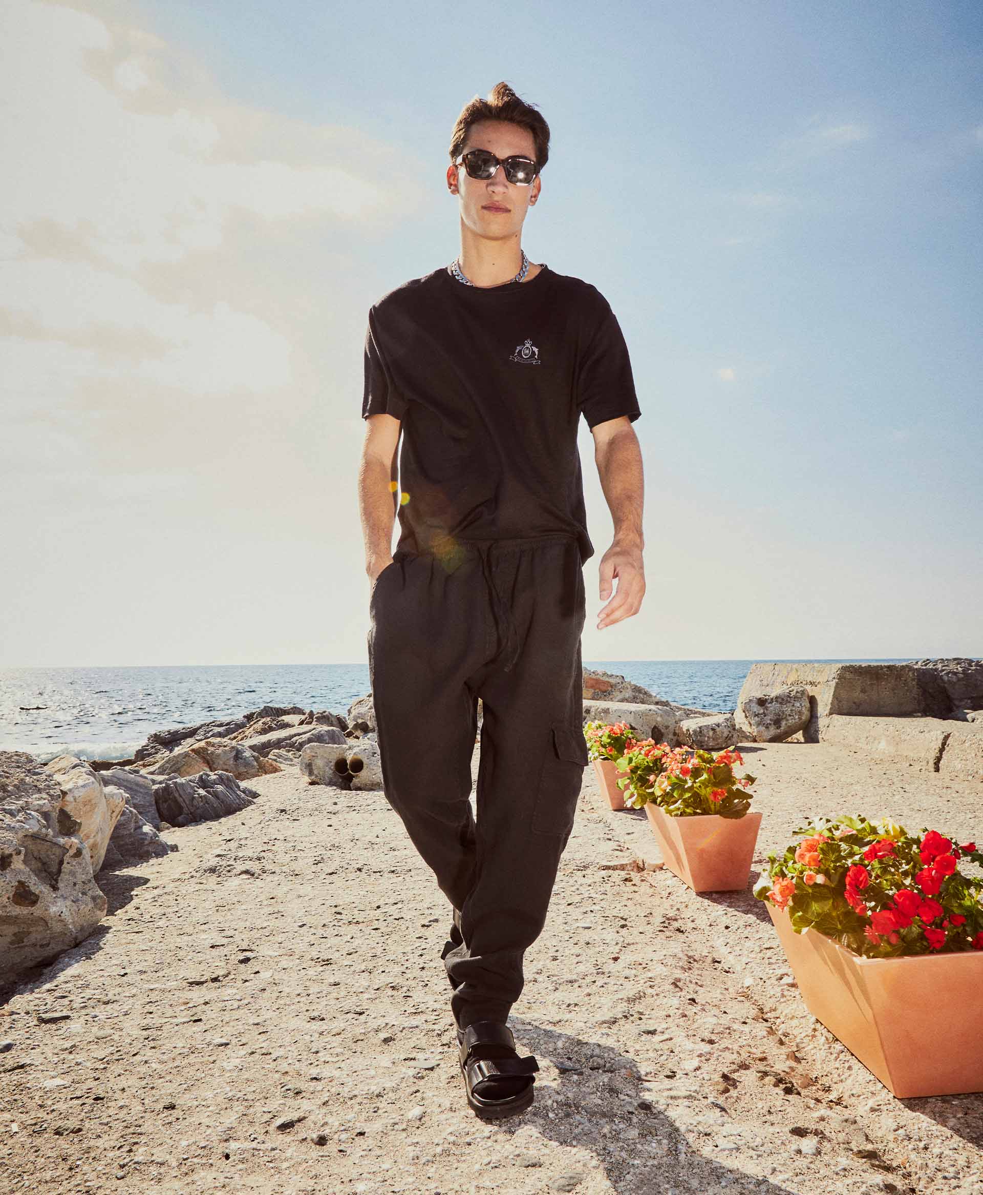 LINEN PANTS BLACK - Image 2