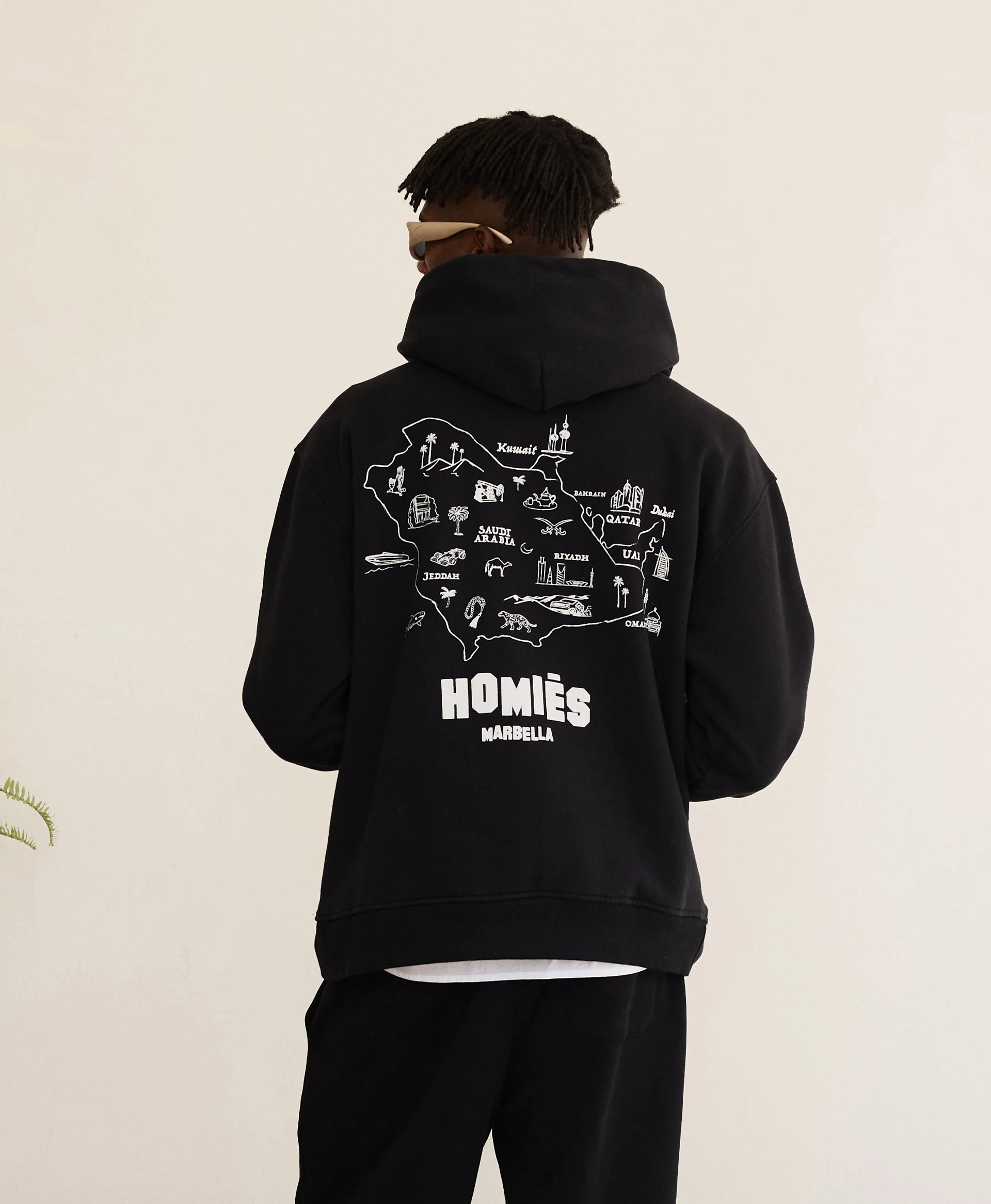 MAPA HOODIE MIDDLE EAST BLACK - Image 4