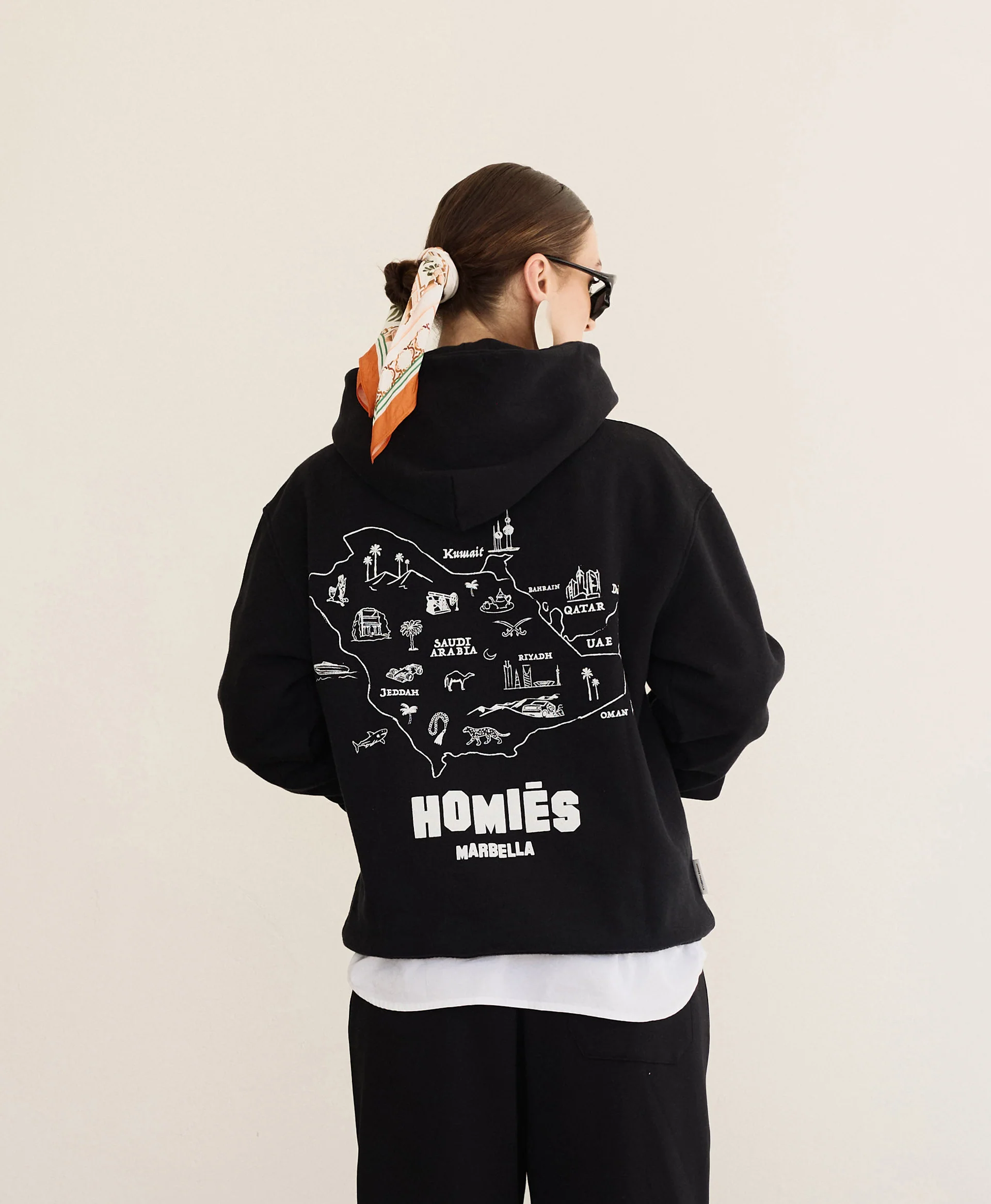 MAPA HOODIE MIDDLE EAST BLACK - Image 5